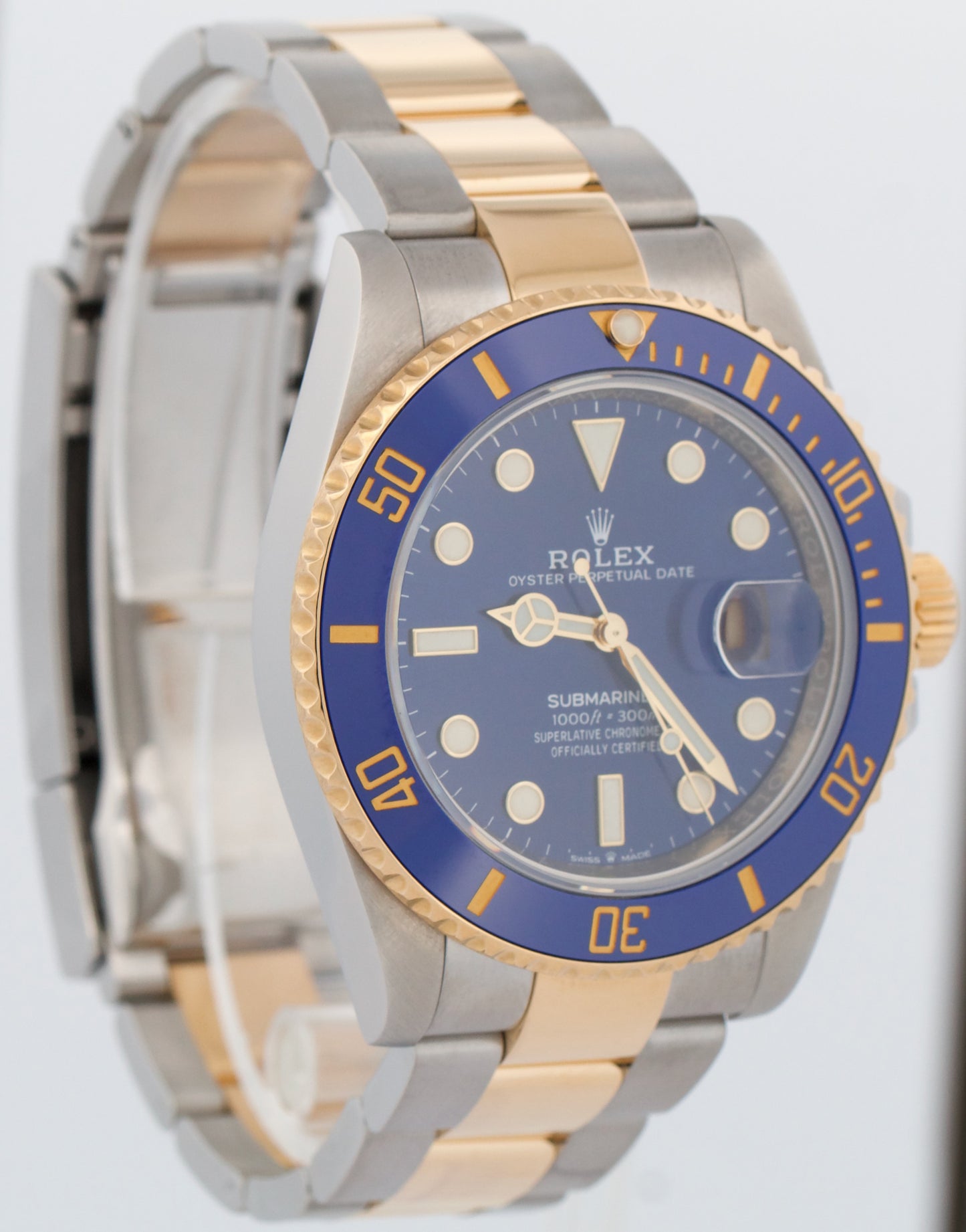 MINT PAPERS Rolex Submariner Date 41mm Two-Tone 18K Gold Ceramic 126613 LB BOX