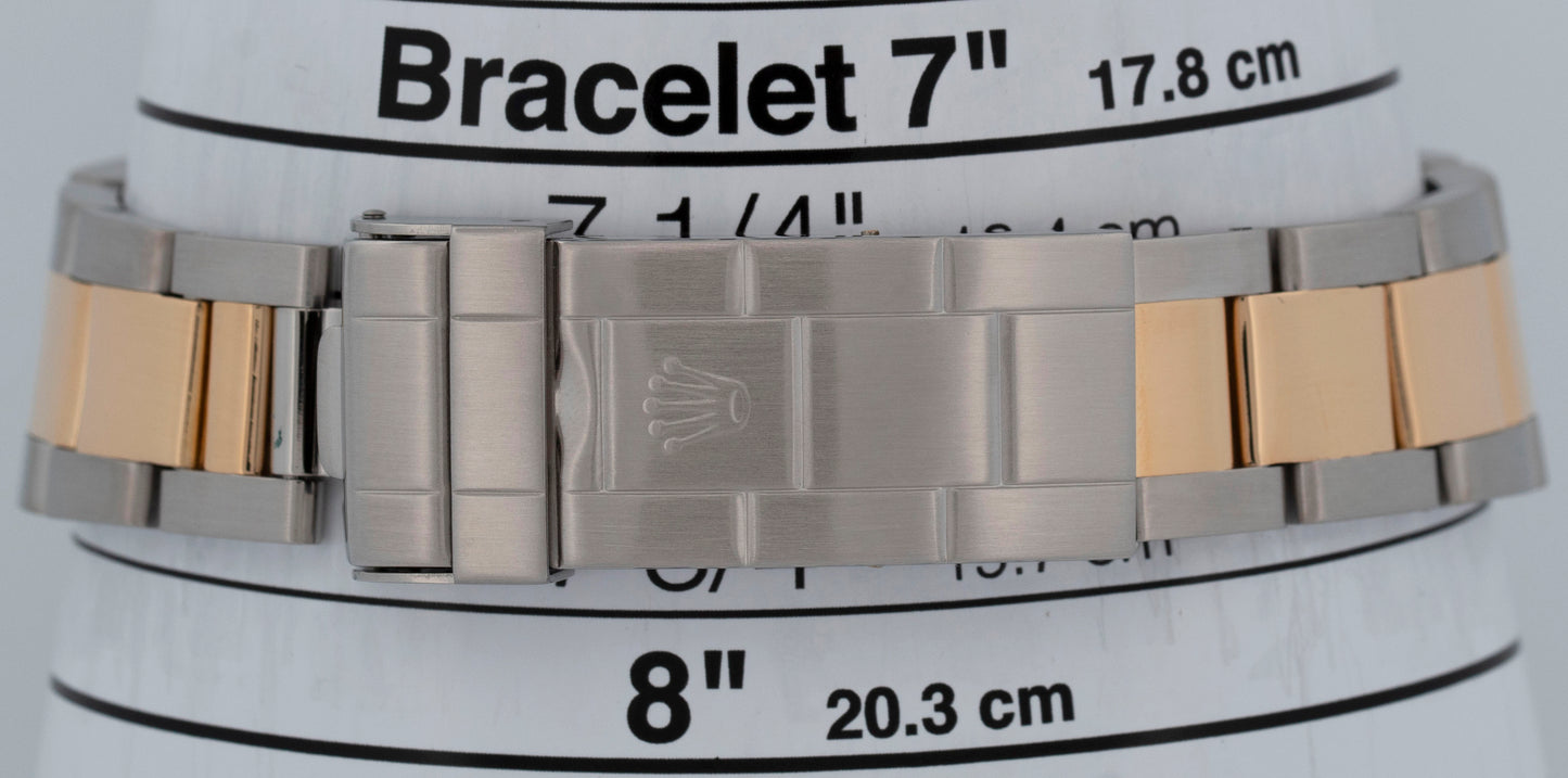 Rolex Submariner Date 40mm BLUE 18K Yellow Gold Stainless Steel 16613 Watch