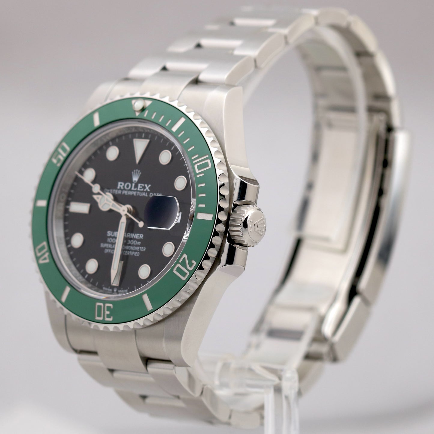 NEW SEPT 2023 PAPERS Rolex Submariner Date GREEN KERMIT Steel 41mm 126610 LV B+P