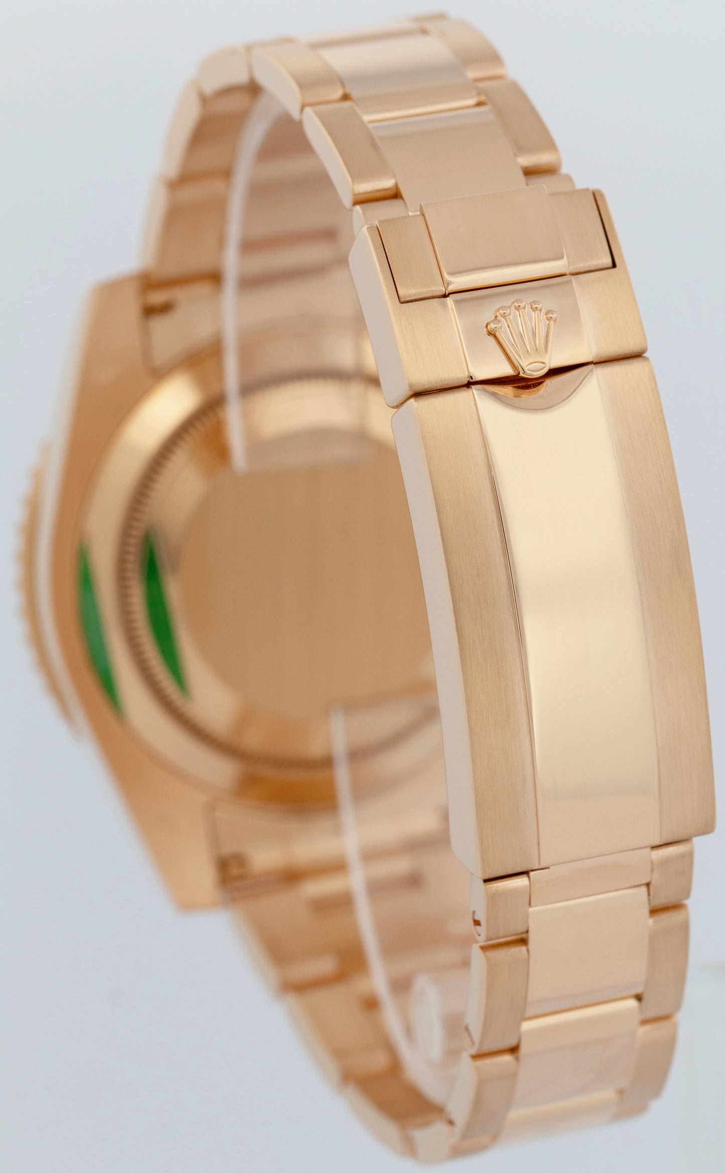 MINT Rolex Submariner Date 40mm Ceramic 18K Yellow Gold Blue Watch 116618 LB