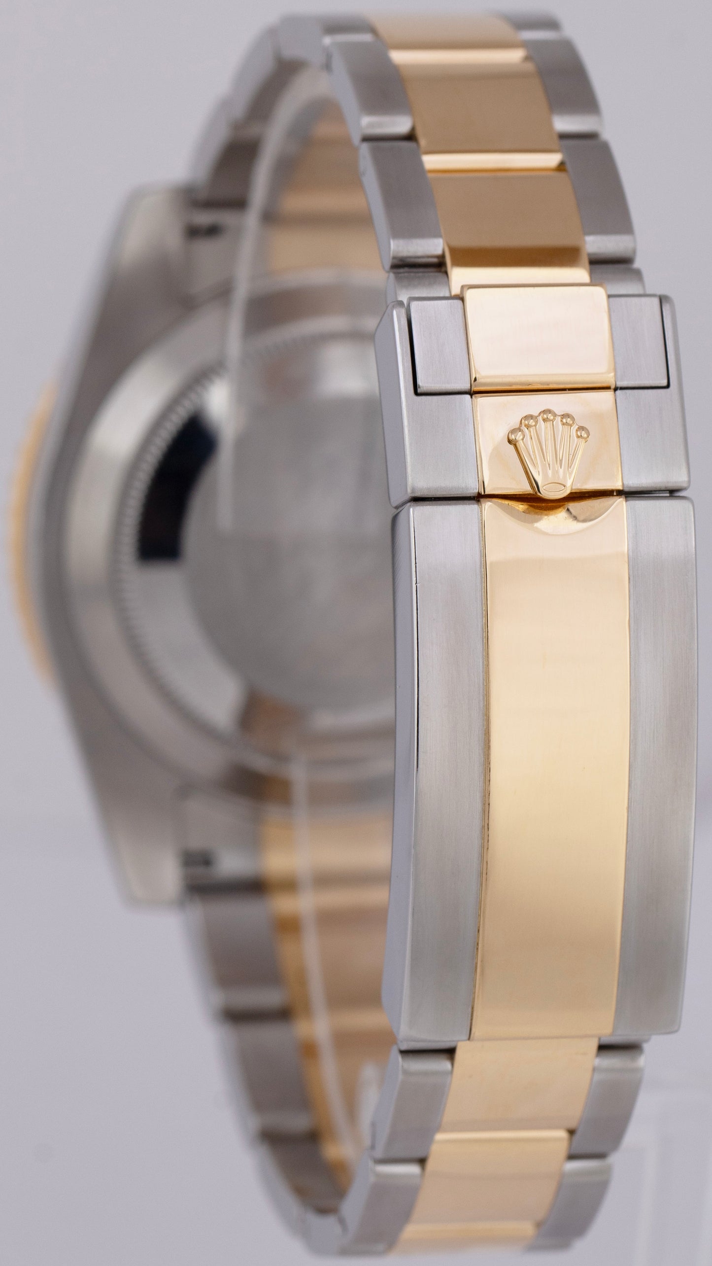 Rolex Submariner Date Ceramic BLACK 40mm 18K Yellow Gold Steel 116613 LN Watch