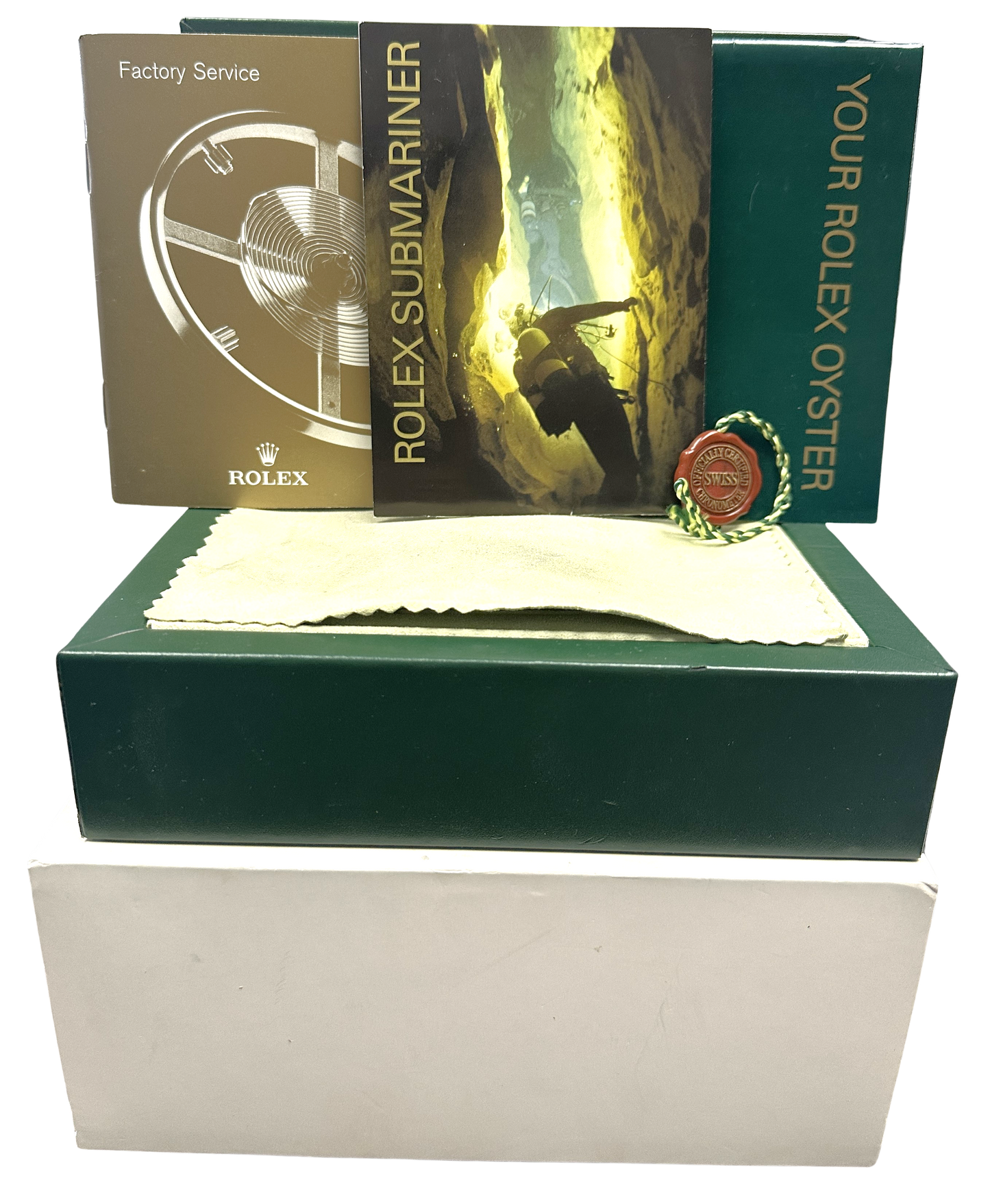 Rolex Submariner Date Stainless Steel Black 40mm 16610 No-Holes REHAUT Watch BOX