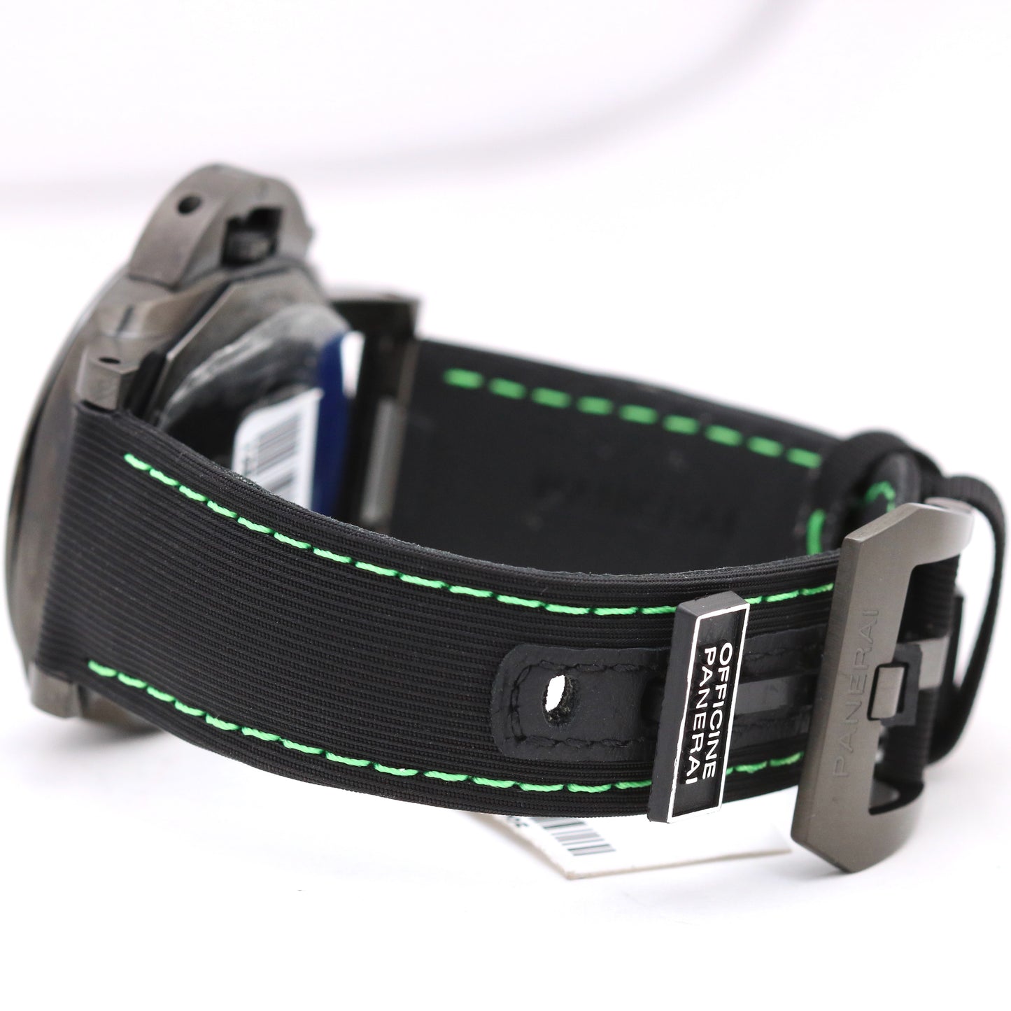 NEW PAPERS Panerai Luminor Quaranta Razer 40mm Black Green eSteel PAM01353 B+P