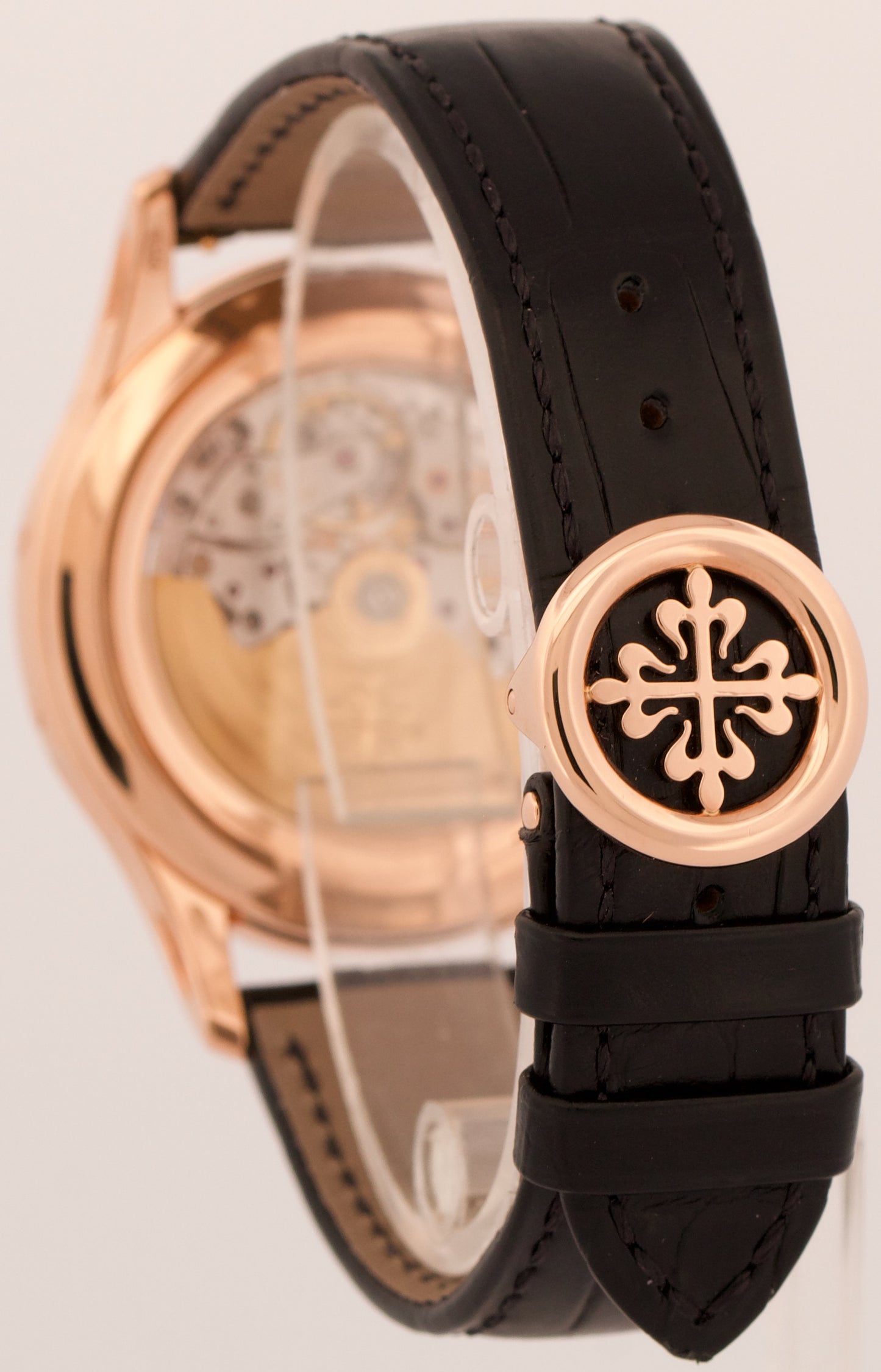 PAPERS Patek Philippe Annual Calendar Complications GREEN 18K Gold 5205R-010 BOX