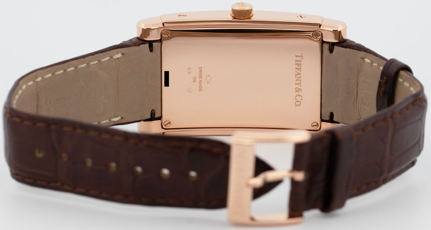 MINT PAPERS Tiffany & Co. Grand Collection 48mm x 28mm Rose Gold 19291065 BOX