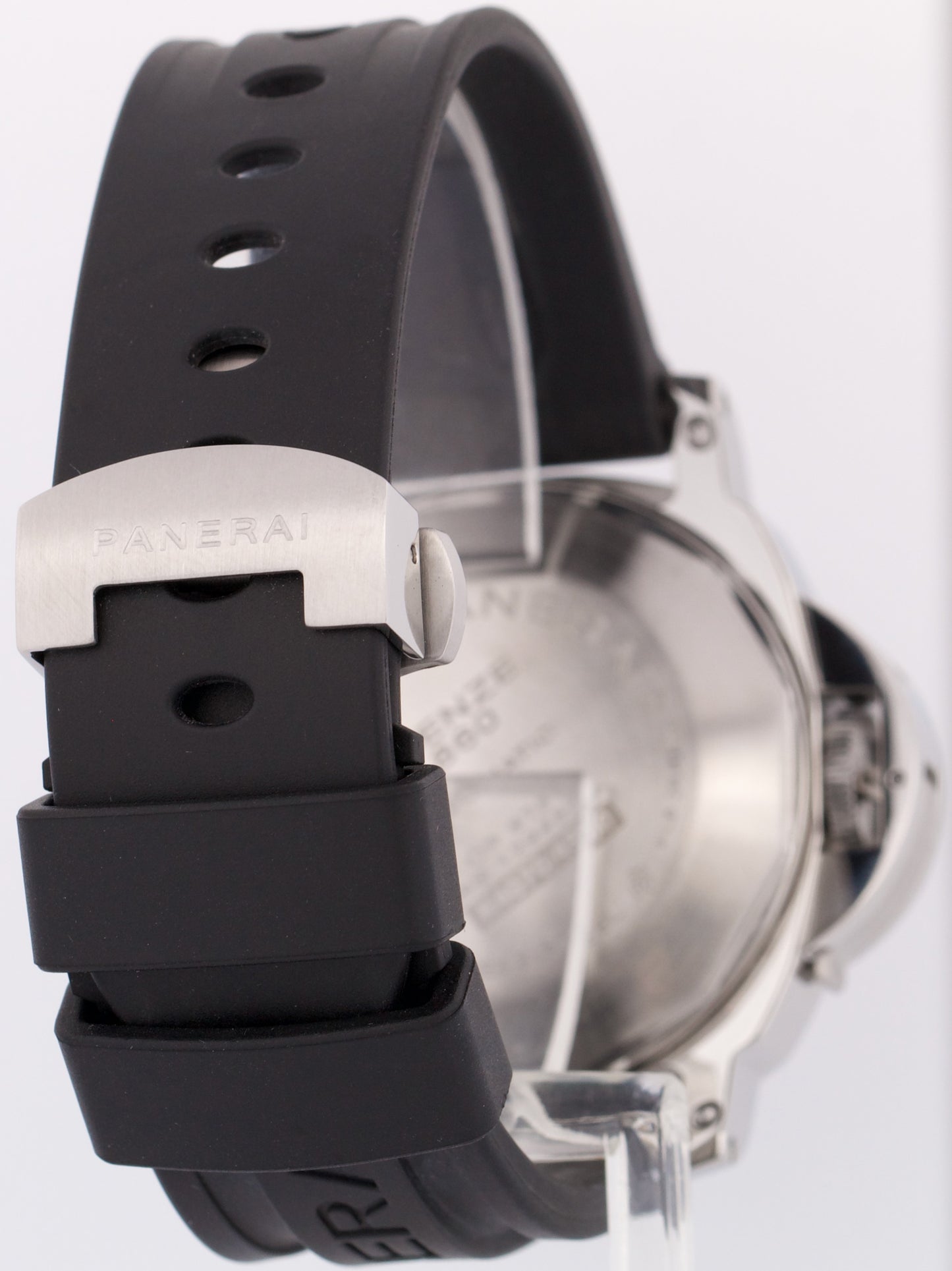 MINT Panerai Luminor GMT PAM88 Automatic Black Rubber Steel 44mm Watch PAM00088