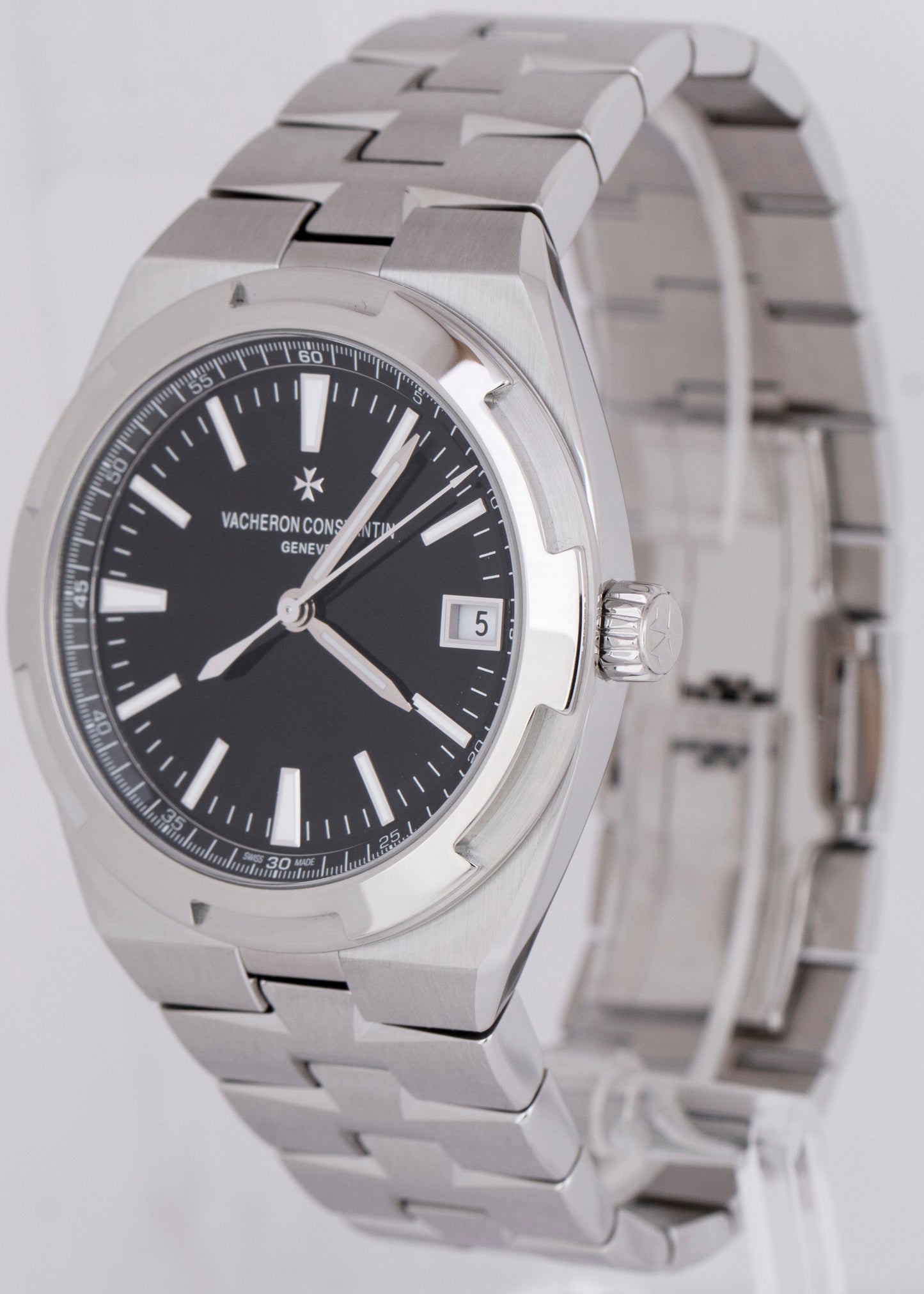 2023 PAPERS Vacheron Constantin Overseas Black 41mm Stainless 4500V Watch B+P