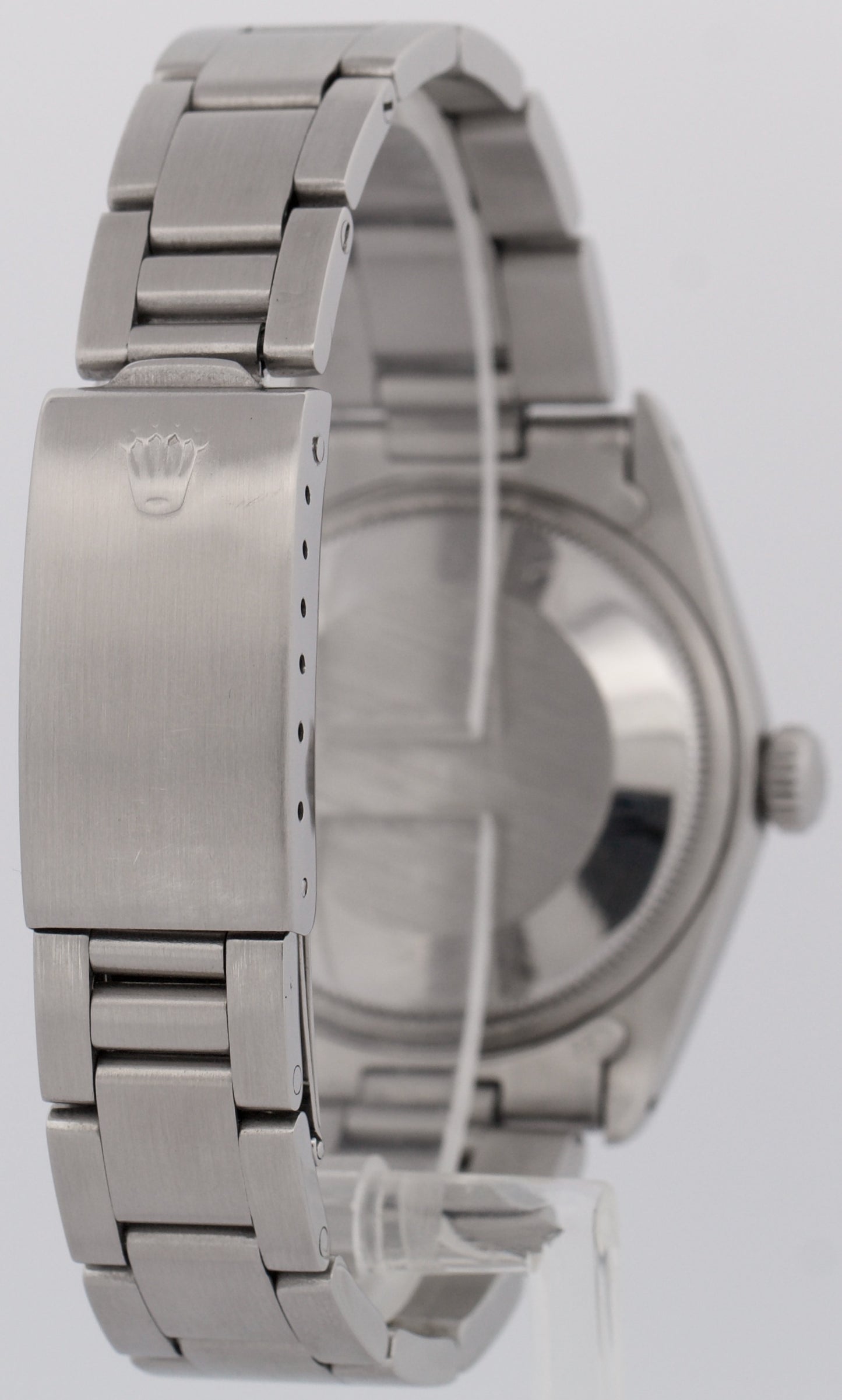 VINTAGE Rolex Oyster Perpetual Date BLACK Stainless Steel Oyster 34mm Watch 1500