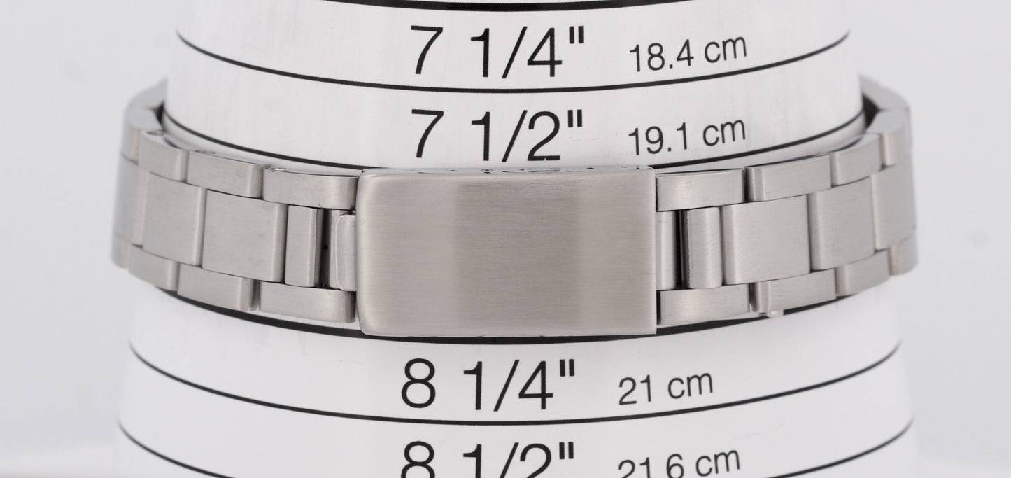 VINTAGE 1966 Rolex Oysterdate Precision SILVER Stainless Steel PATINA 34mm 6694