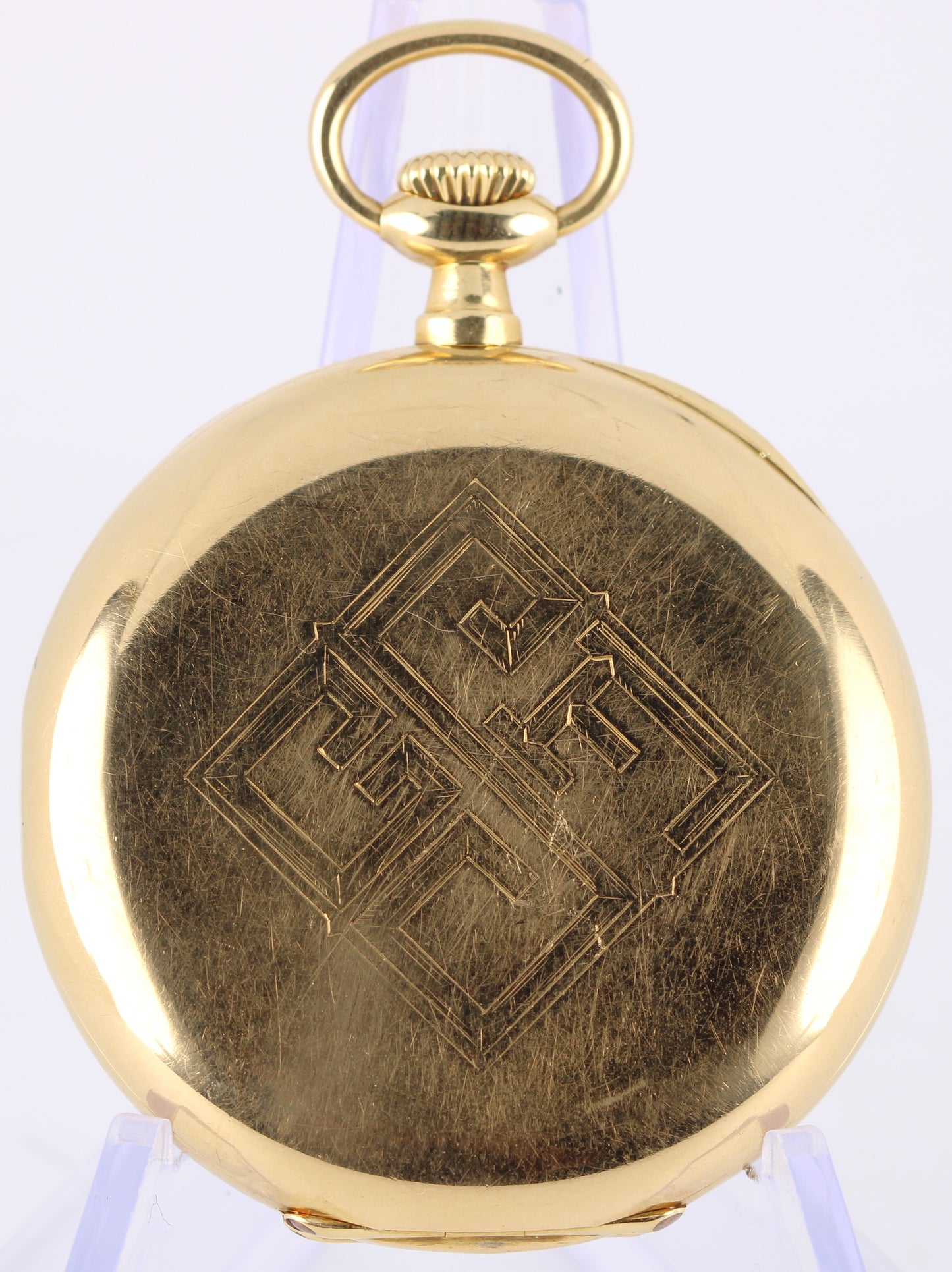 VINTAGE Patek Philippe CIE 18k Yellow Gold 73.3gr White Arabic 47mm Pocket Watch