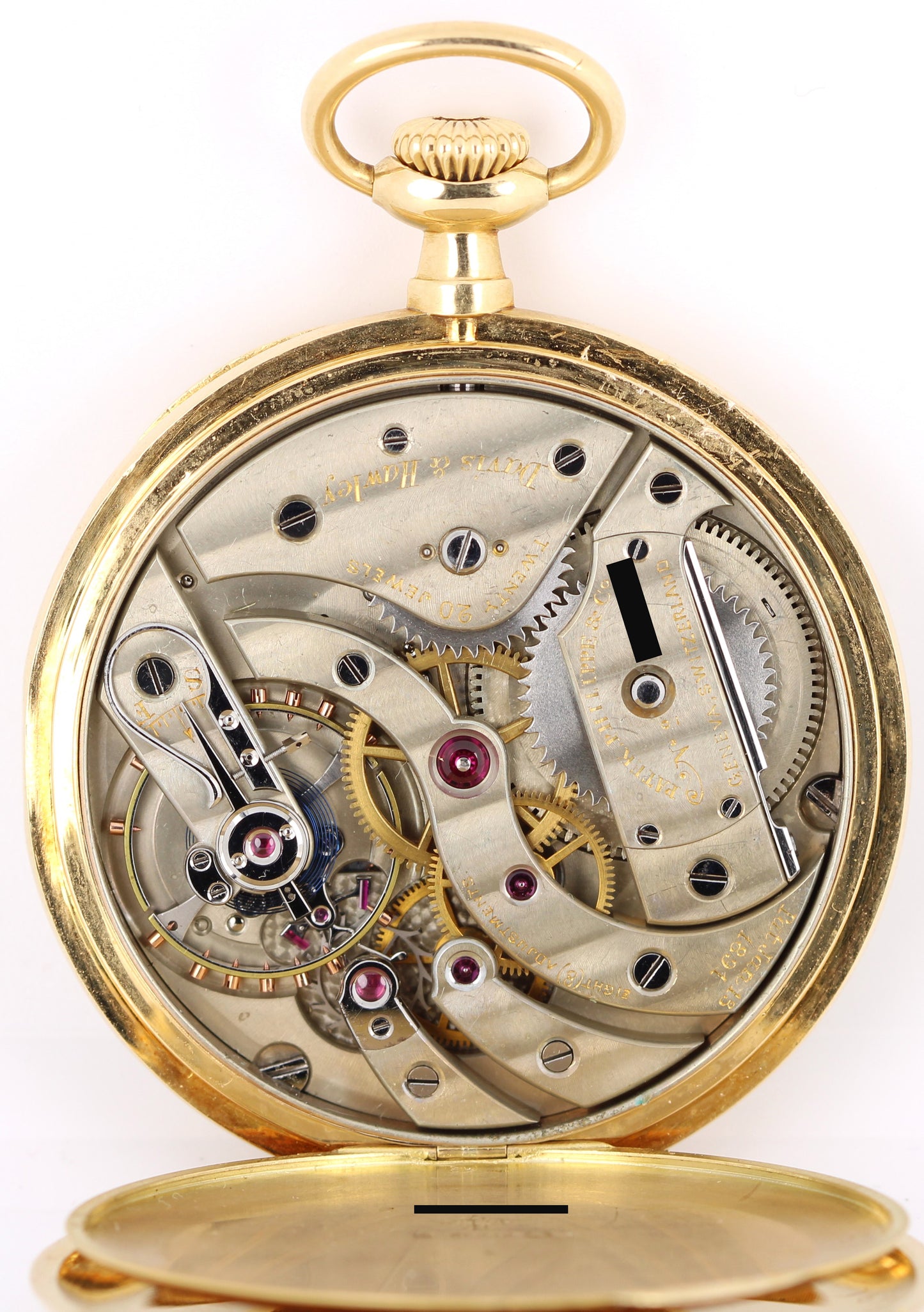 VINTAGE Patek Philippe CIE 18k Yellow Gold 73.3gr White Arabic 47mm Pocket Watch