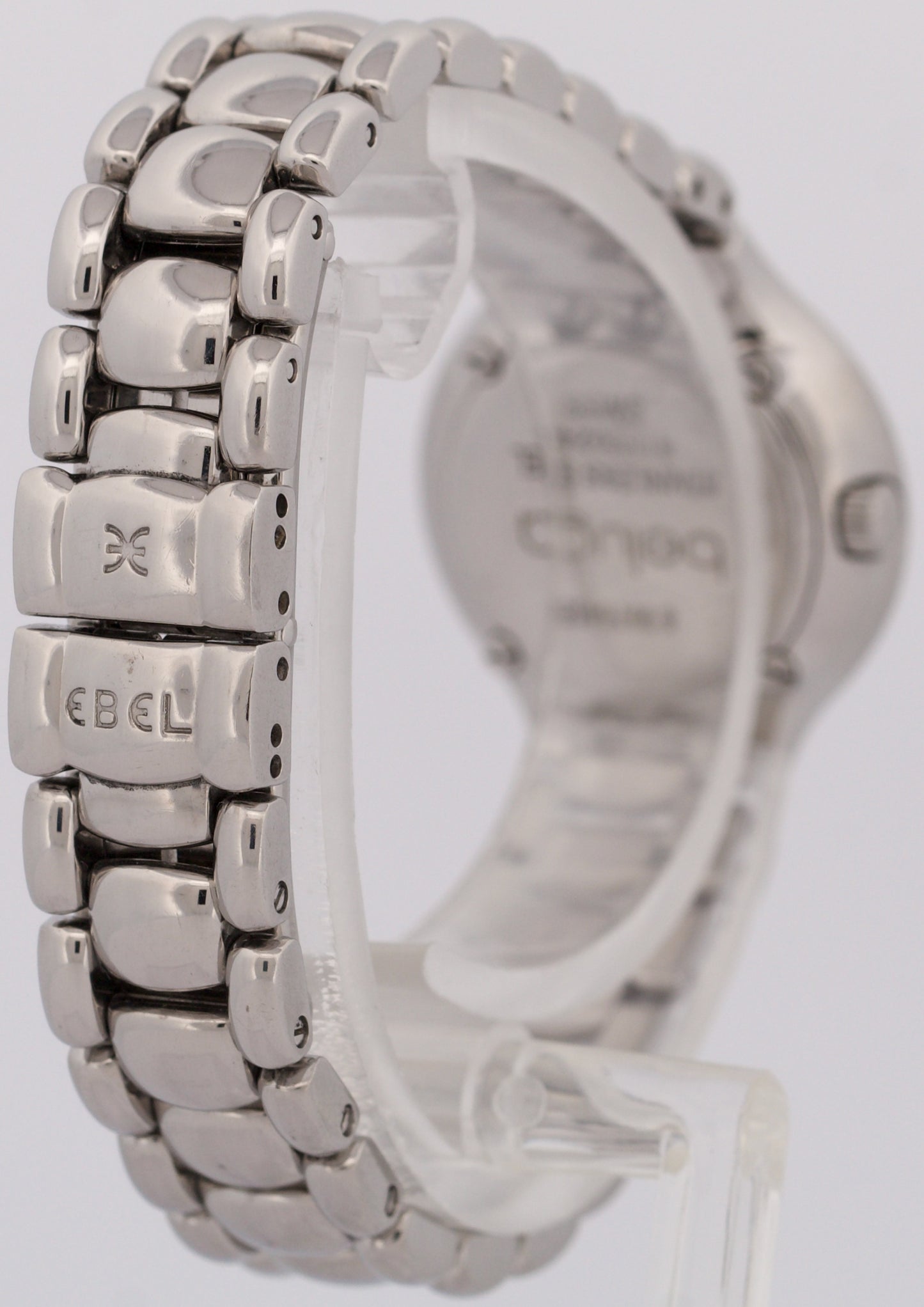 PAPERS Ladies Ebel Beluga Steel MOTHER OF PEARL DIAMOND Quartz 25mm E9976418 BOX