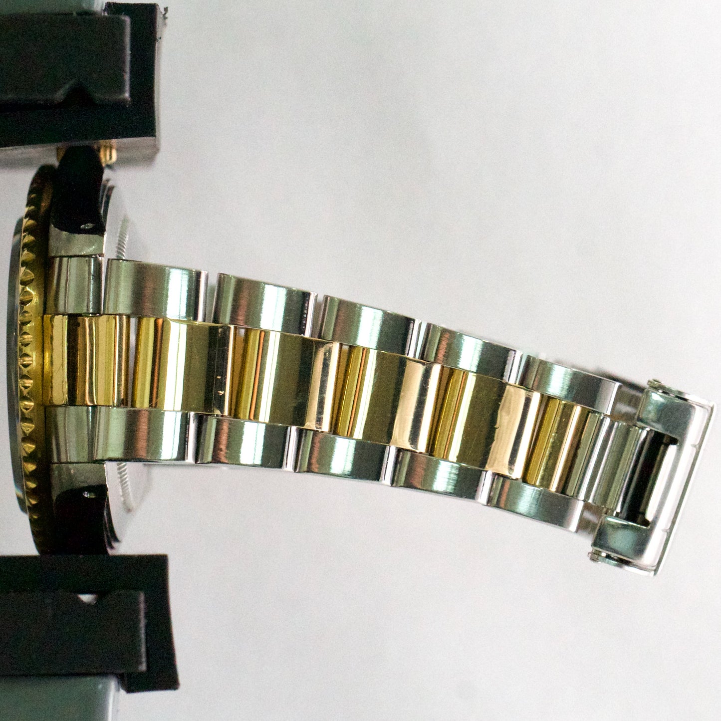 Rolex GMT-Master II CHAMPAGNE SERTI DIAMOND Black 18K Gold Steel Date 40mm 16713