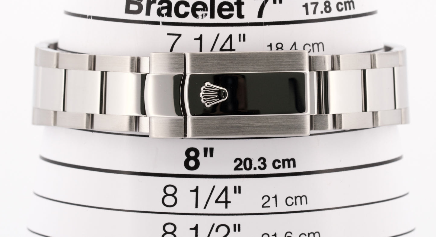 Rolex Milgauss BLACK Orange Steel Green Crystal 40mm Smooth Oyster 116400 GV