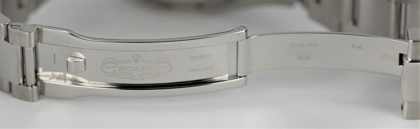 Rolex Milgauss Stainless Green Anniversary Crystal Black 40mm 116400 GV Watch