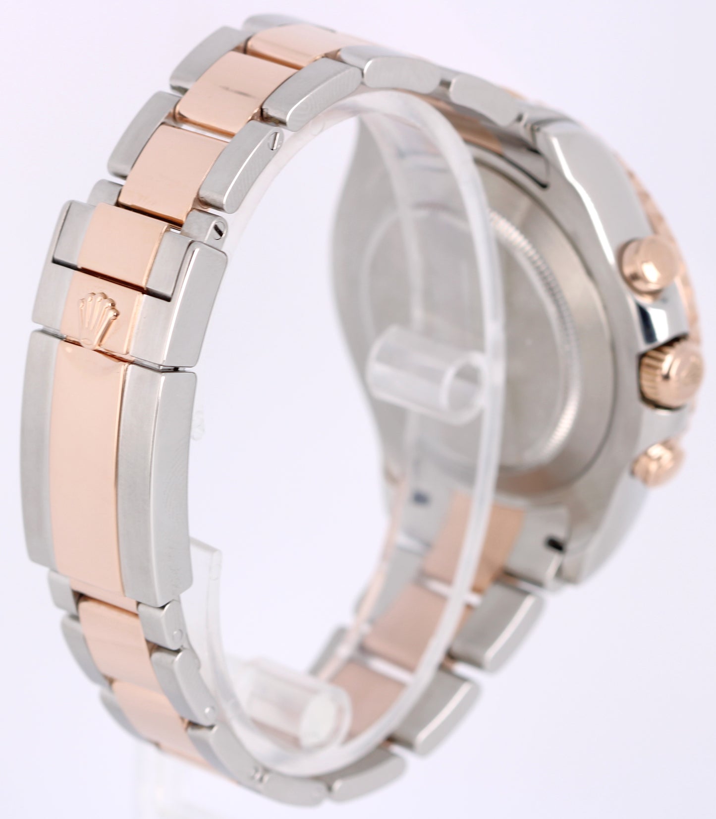 Rolex Yacht-Master II 44mm BLUE HANDS Two-Tone 18K Rose Gold Steel 116681 Watch