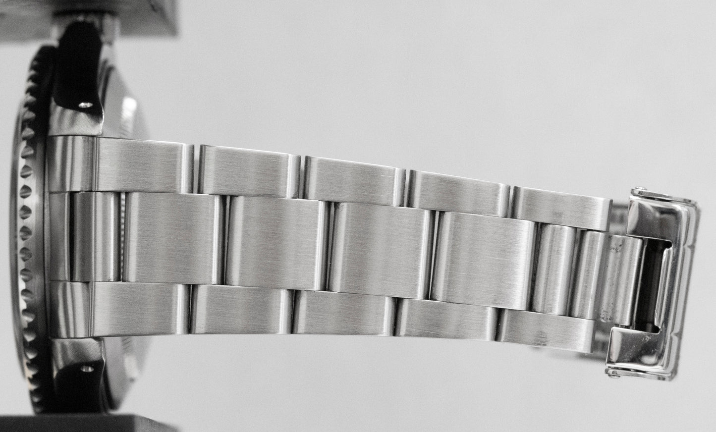 PAPERS Rolex Submariner Date BLACK Steel No-Holes 40mm 16610 LN Watch BOX