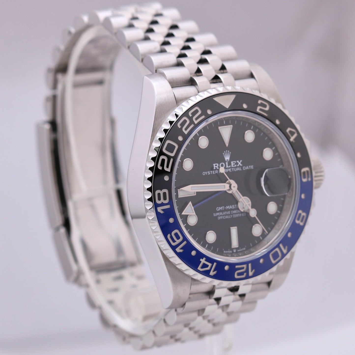 MINT 2020 PAPERS Rolex GMT-Master II BATMAN Blue JUBILEE 40mm 126710 BLNR B+P