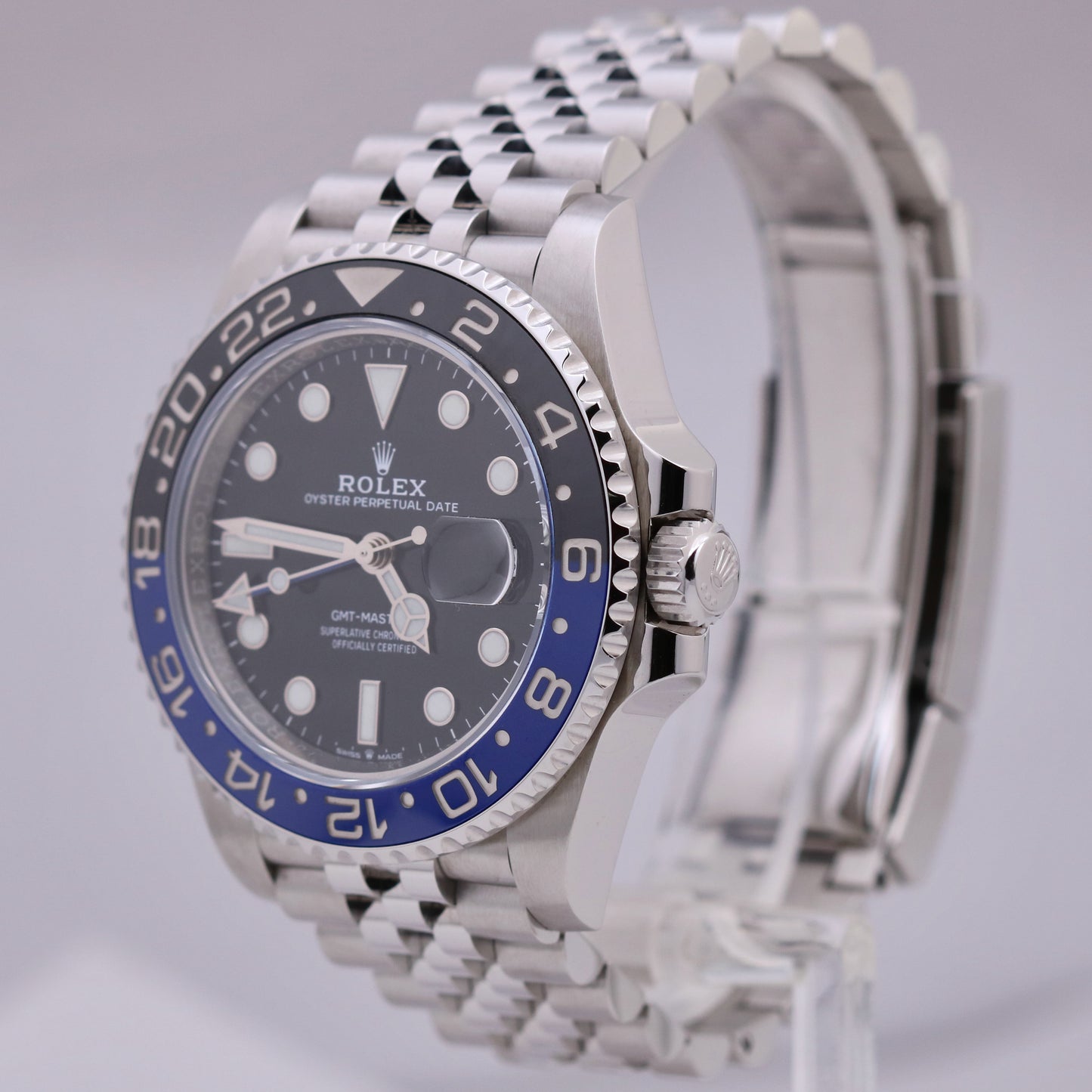 MINT 2020 PAPERS Rolex GMT-Master II BATMAN Blue JUBILEE 40mm 126710 BLNR B+P