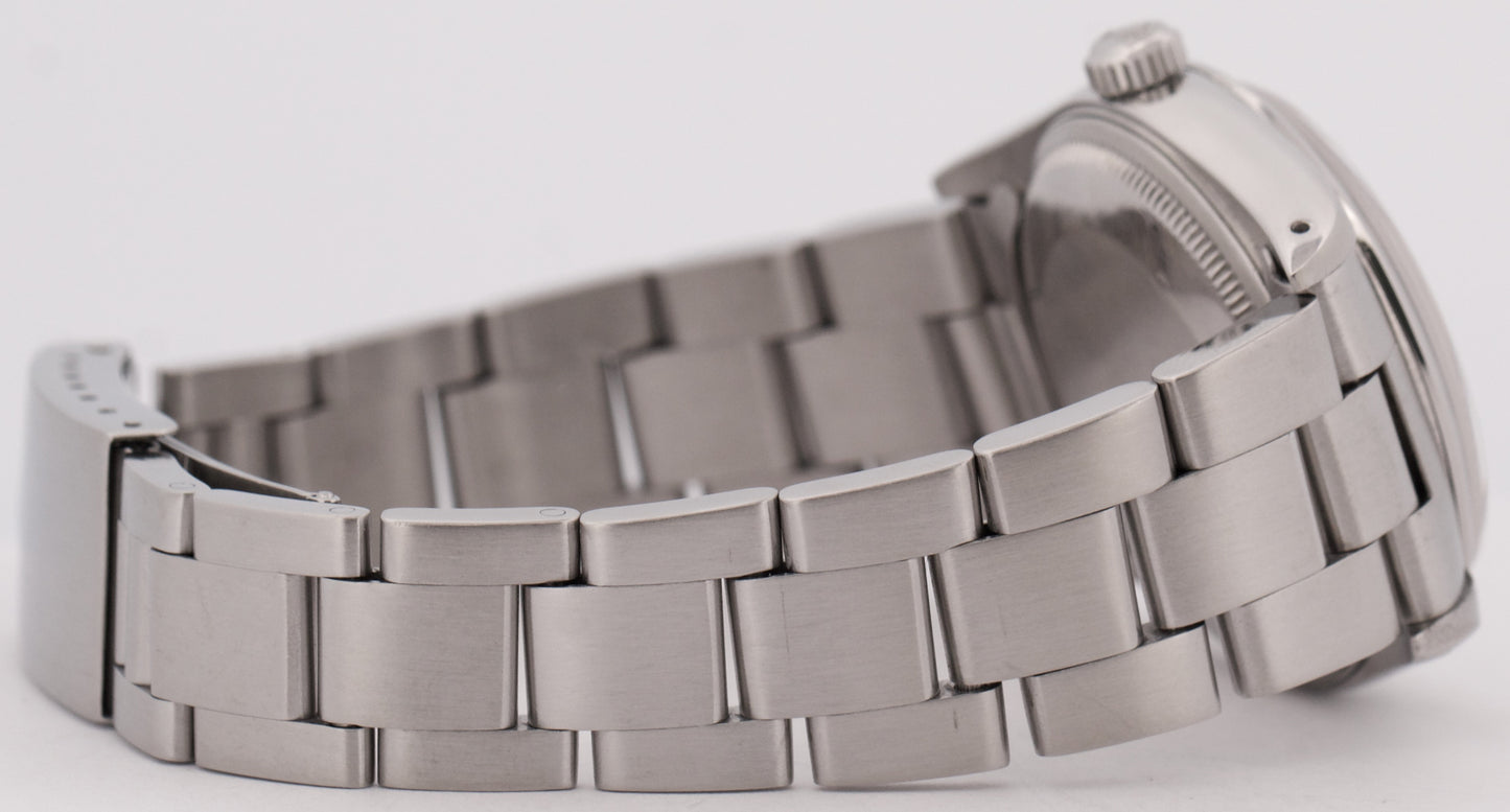 1990 Rolex Oyster Perpetual Air-King SILVER 34mm Stainless Stainless Watch 14000