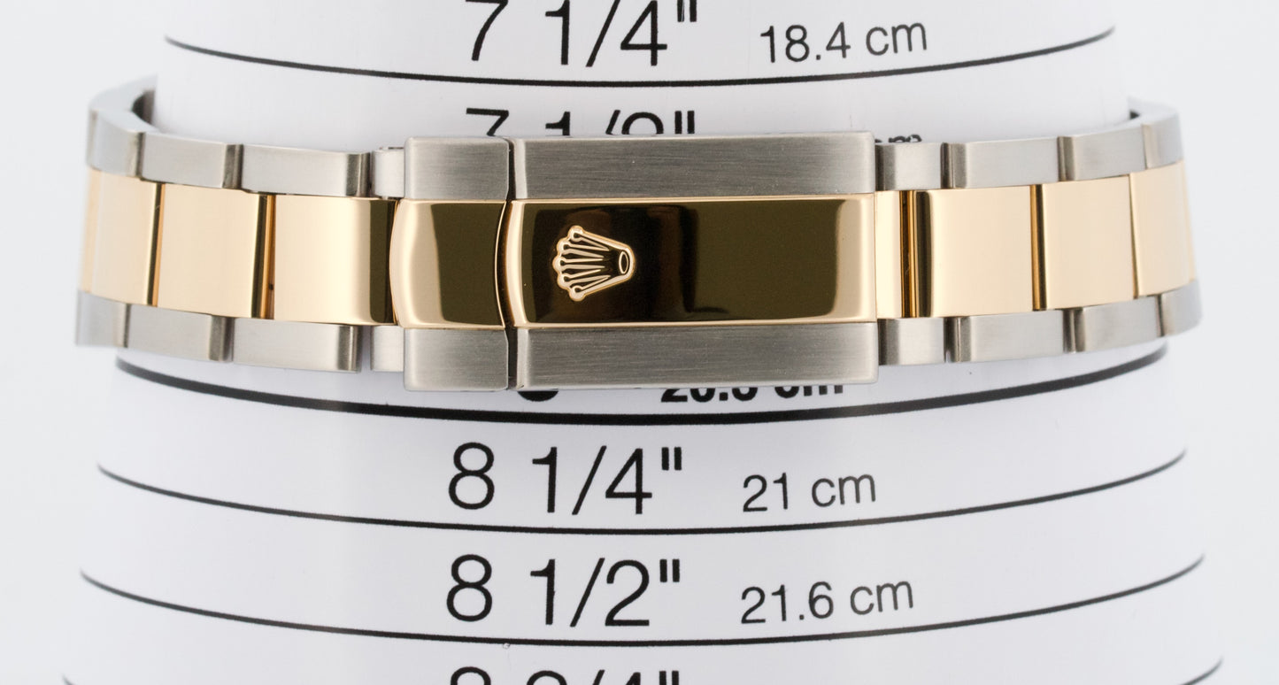 Rolex Datejust II CHAMPAGNE DIAMOND 18K Yellow Gold Steel OYSTER 41mm 116333