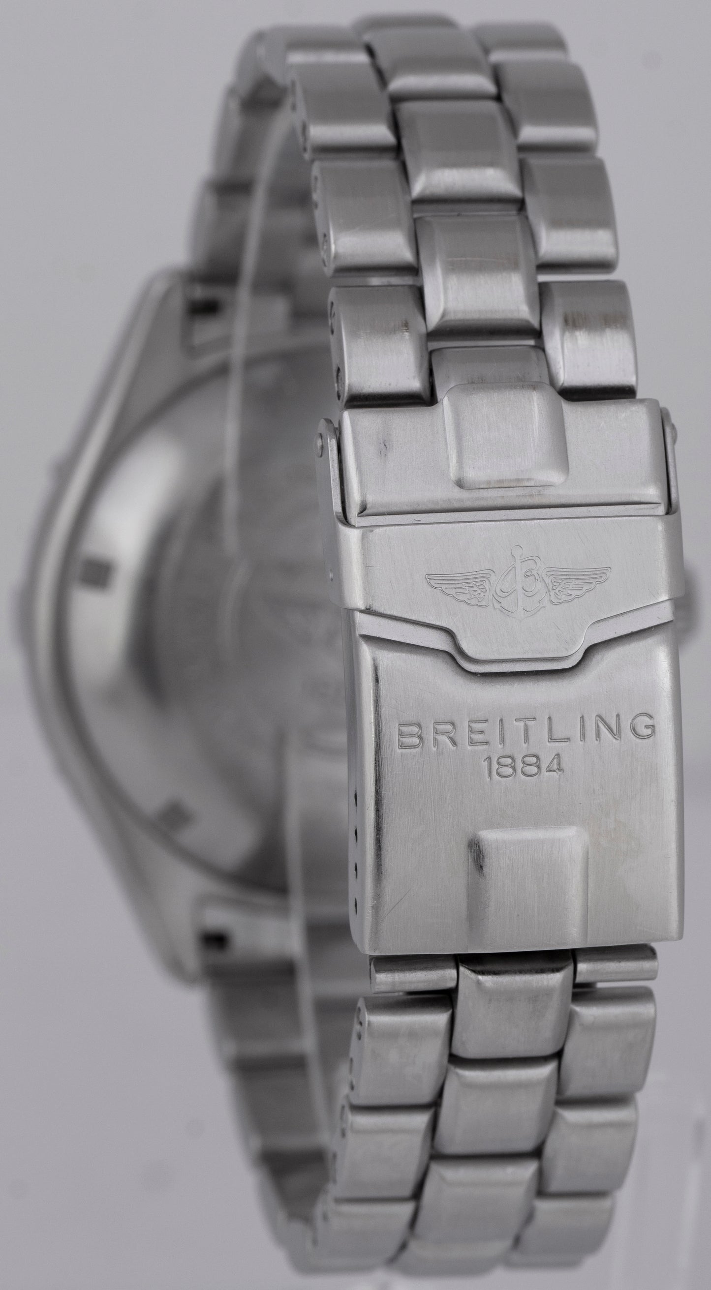 Breitling Superocean Professional Stainless Steel 41mm Black Date Watch A17045