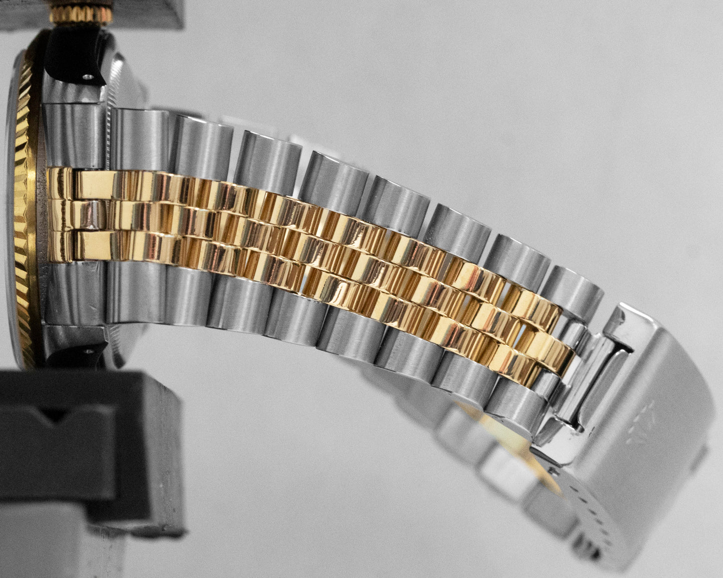 Rolex DateJust 36mm FACTORY DIAMOND Champagne Two-Tone 18K Gold Watch 16233