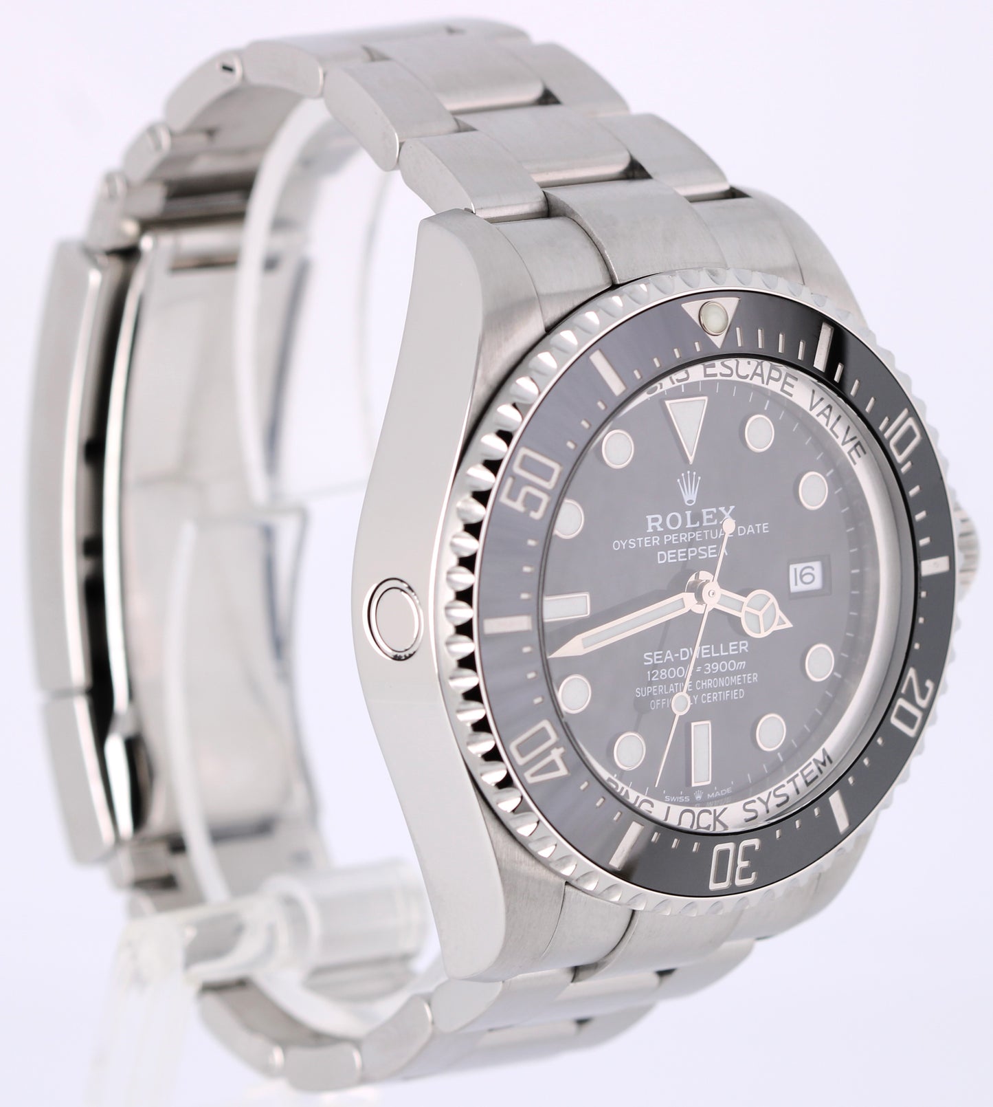 Rolex Sea-Dweller Deepsea PAPERS Stainless Steel Black 44mm 126660 Watch BOX