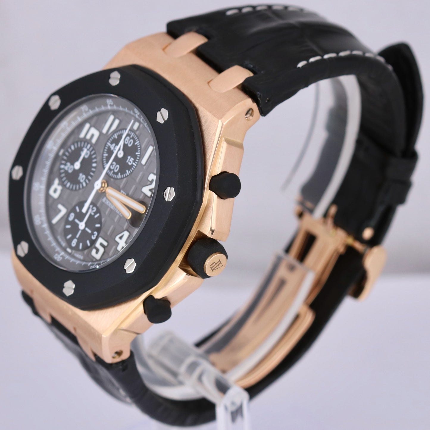 Audemars Piguet Royal Oak Offshore 18K ROSE GOLD Gray Chronograph 42mm 25940OK