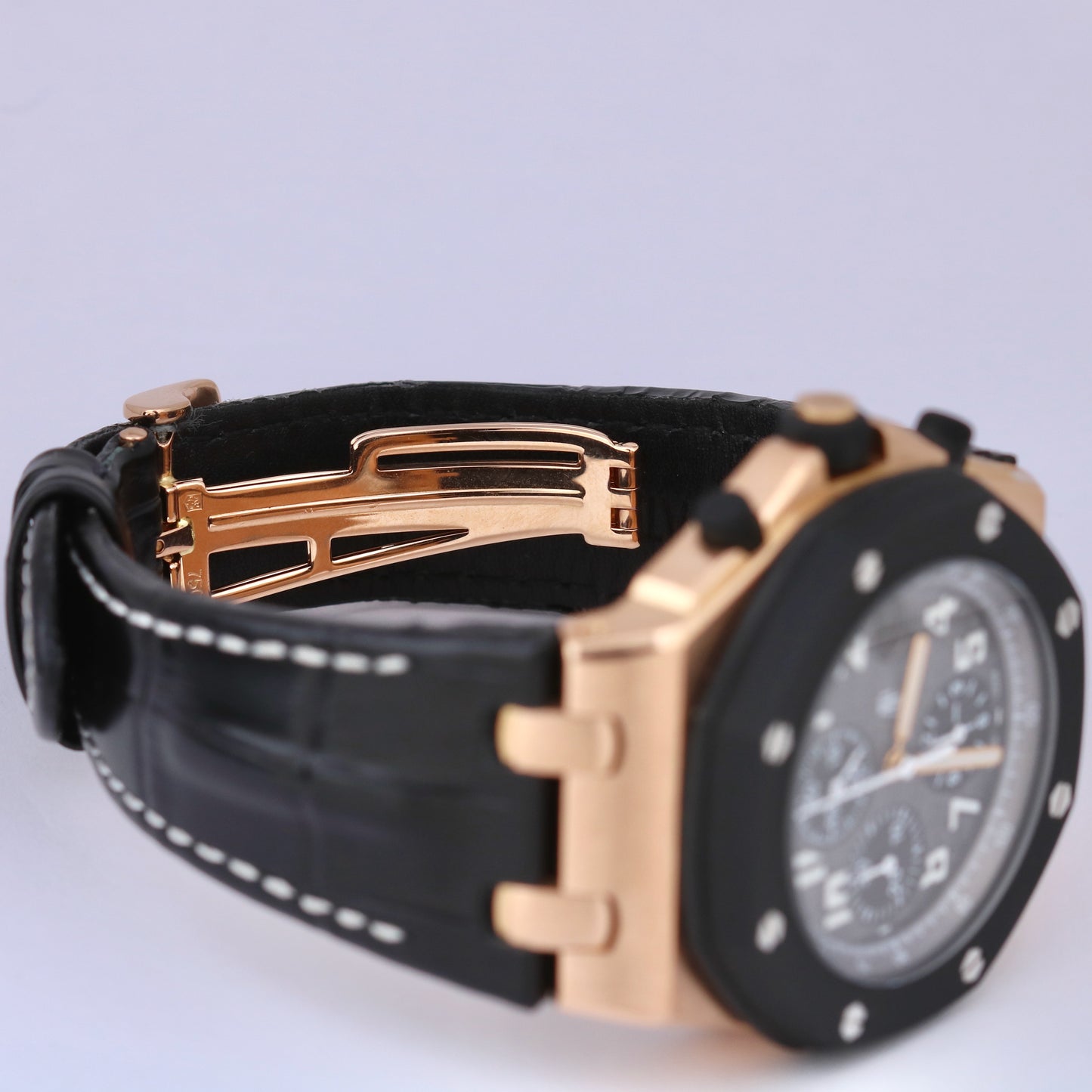 Audemars Piguet Royal Oak Offshore 18K ROSE GOLD Gray Chronograph 42mm 25940OK