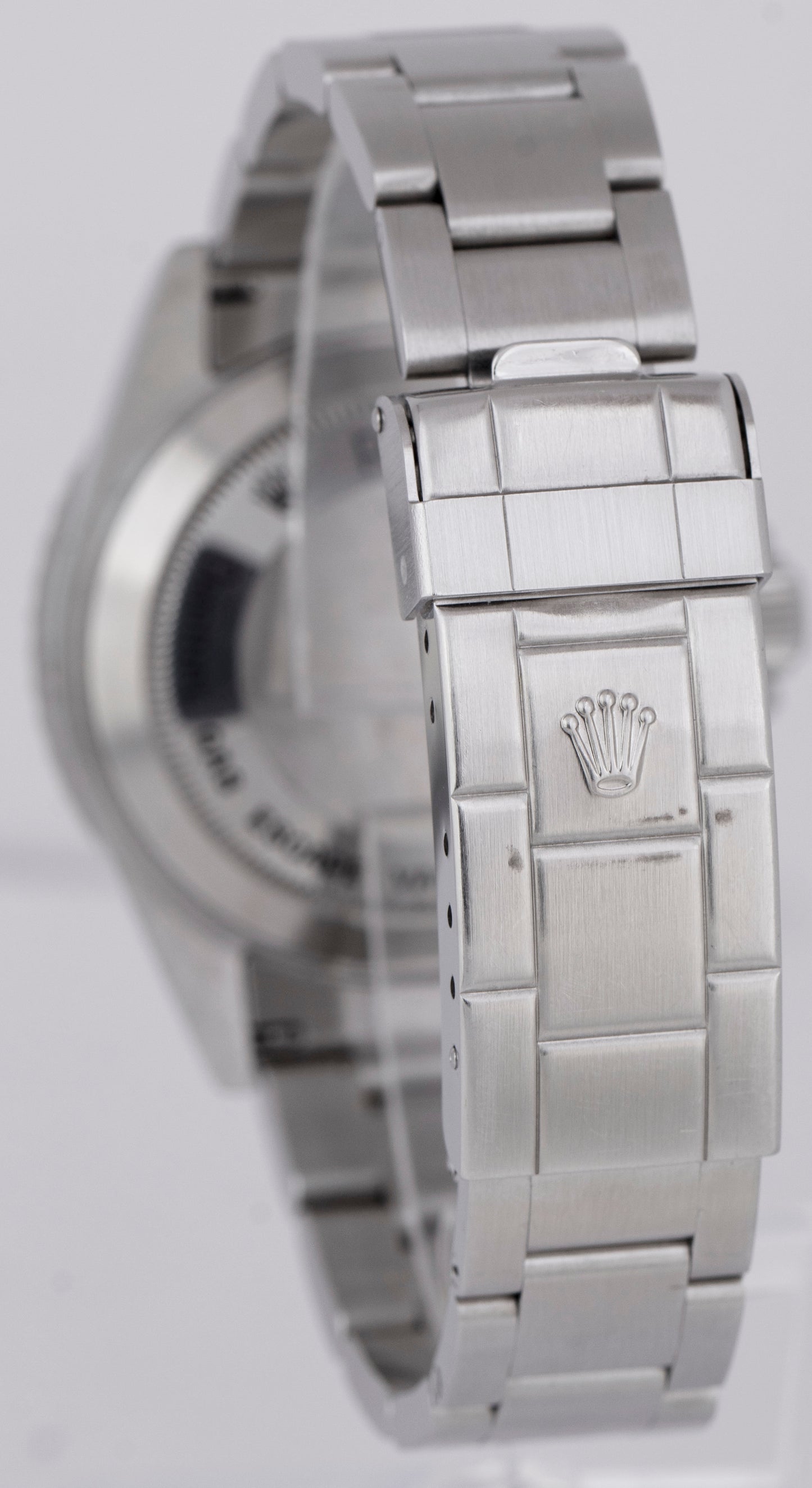 UNPOLISHED Rolex Sea-Dweller NO-HOLES 40mm Black Stainless Steel Watch 16600