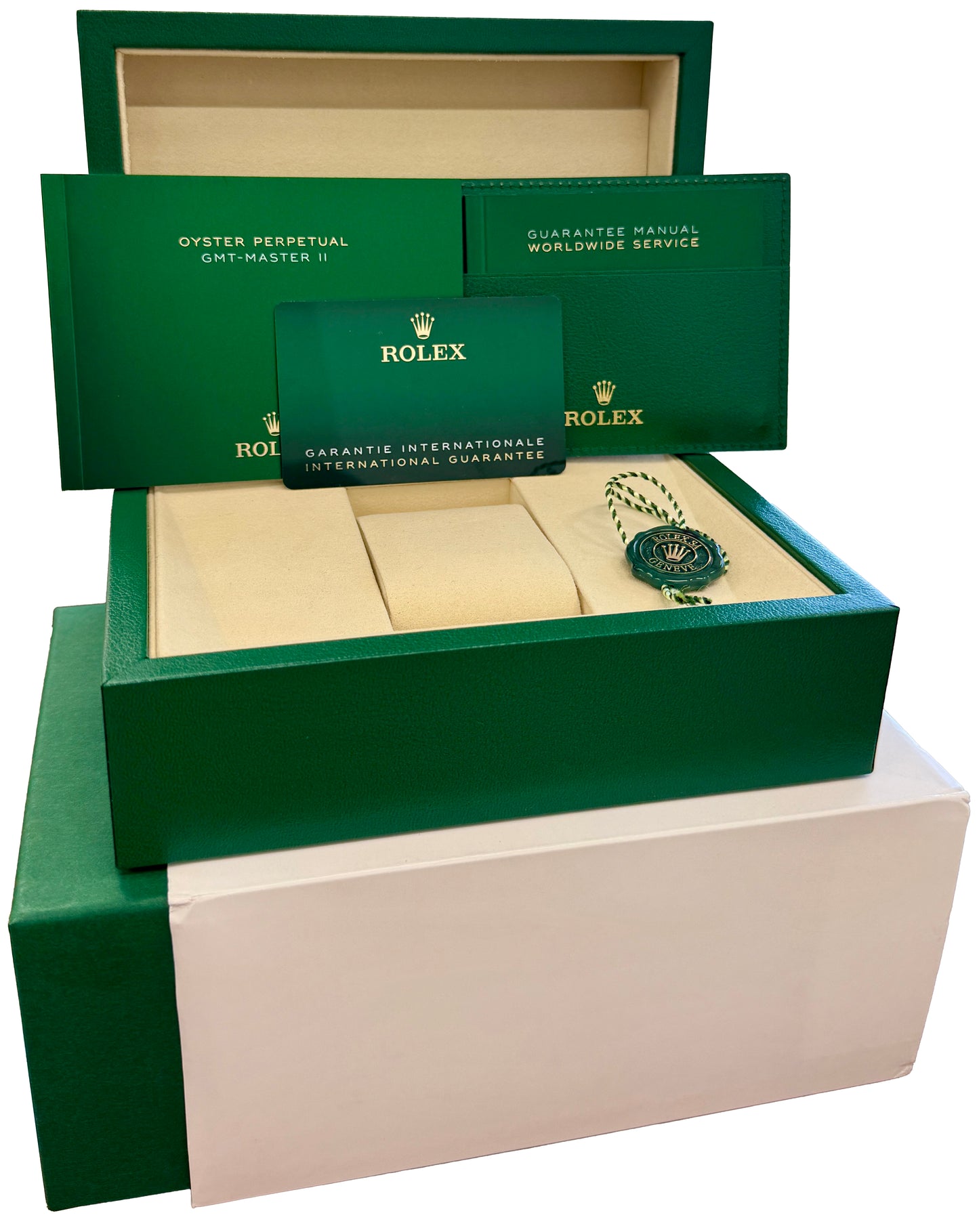 NEW APRIL 2025 PAPERS Rolex GMT-Master II BRUCE WAYNE Ceramic 126710 GRNR BOX