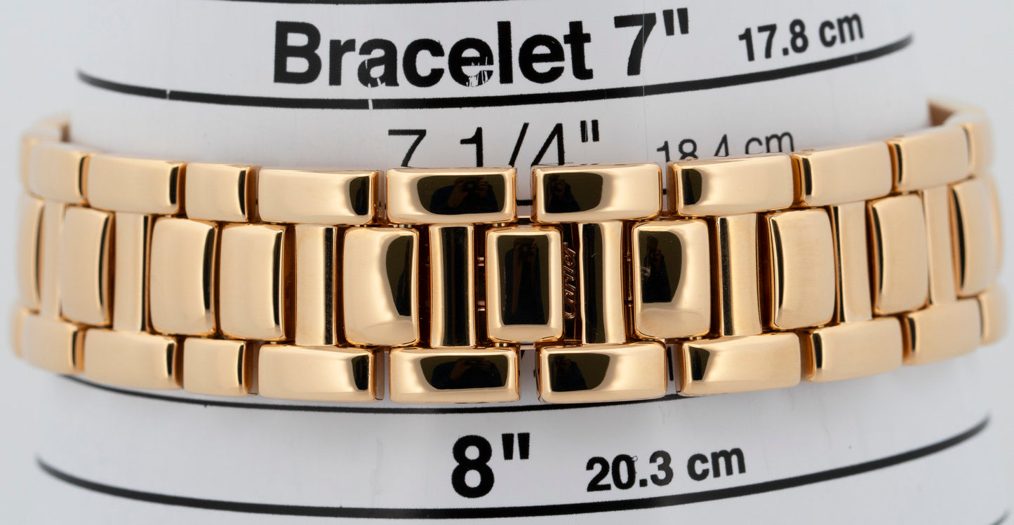 PAPERS Cartier Pasha 18K Yellow Gold Chronograph 38mm Watch 2111 W30140D1 BOX