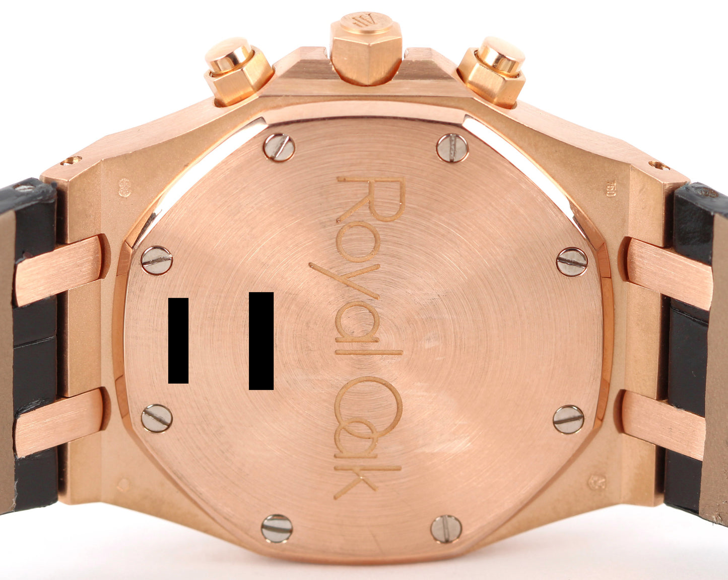 Audemars Piguet Royal Oak Chronograph 18k Rose Gold Gray 39mm 26022OR Watch