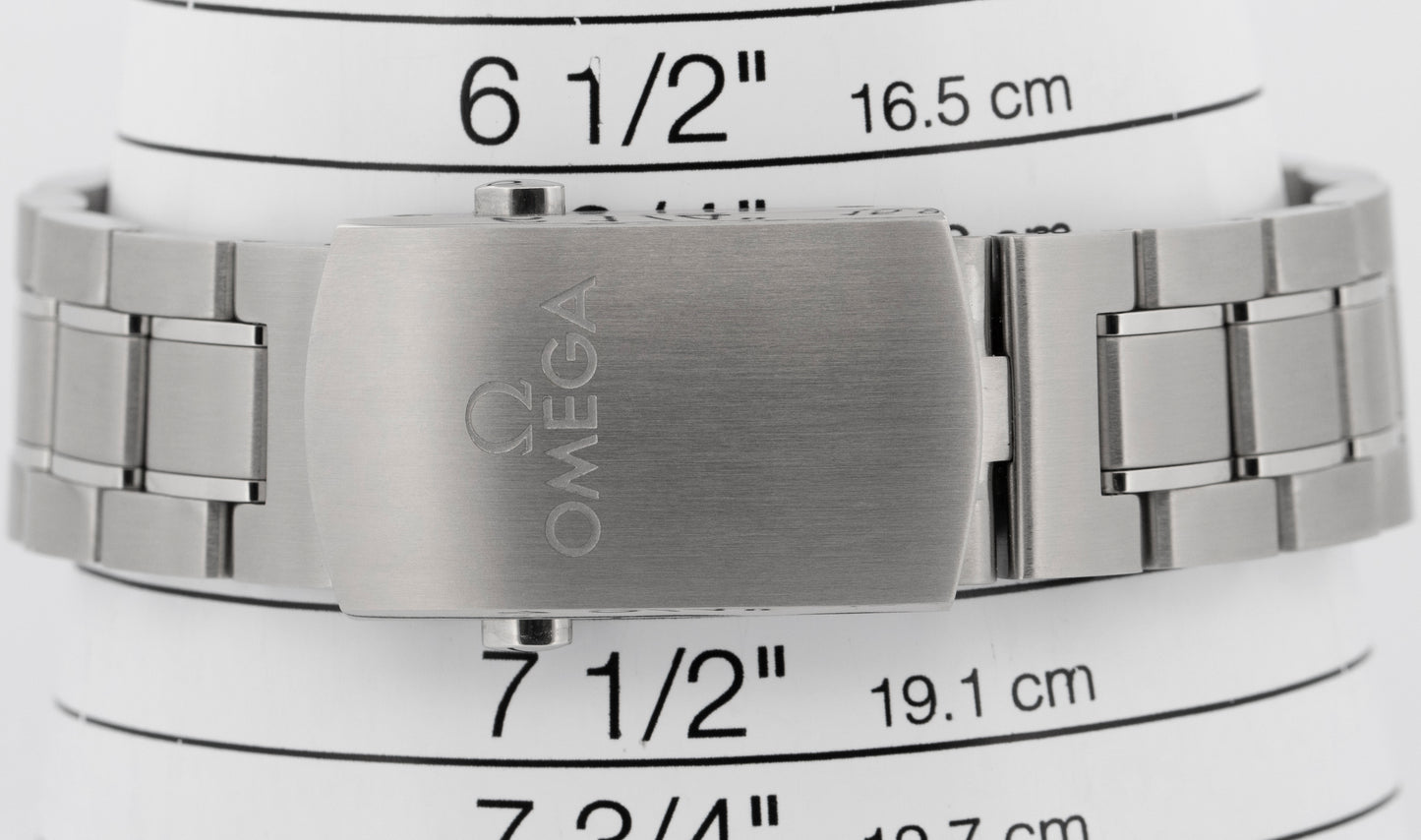 PAPERS Omega Speedmaster APOLLO XVII 311.30.42.30.03.001 Blue 42mm Watch BOX