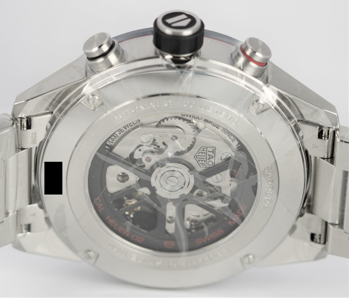 NEW 2023 Tag Heuer Carrera Steel Blue Skeleton Dial 45mm CBG2A11.BA0654 Watch