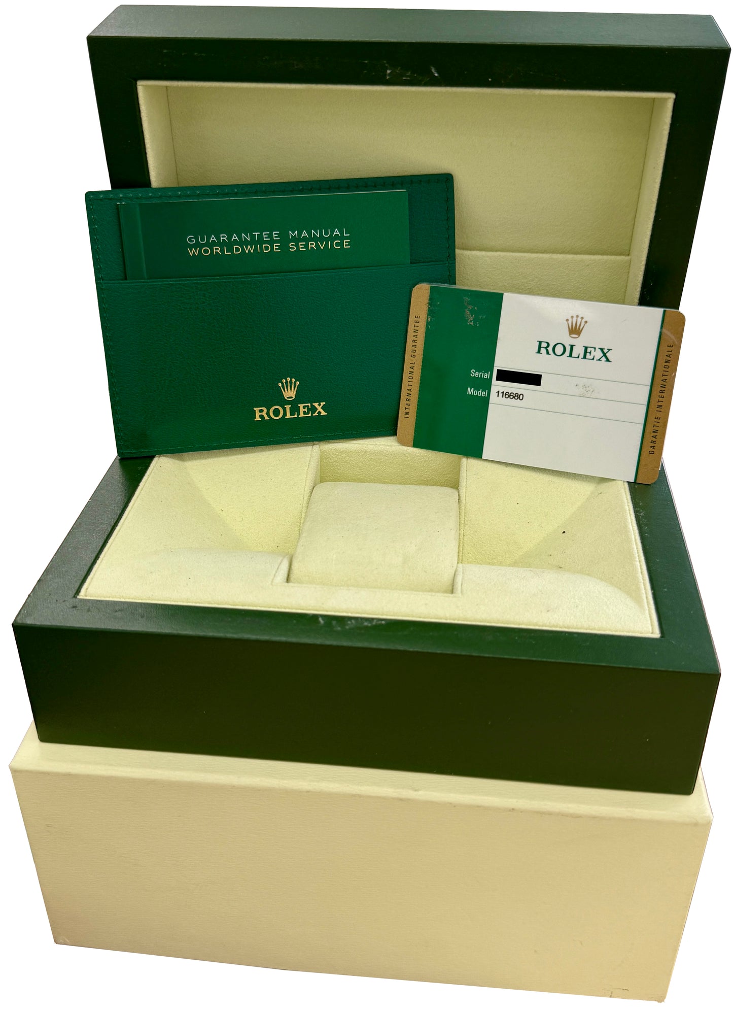 MINT PAPERS Rolex Yacht-Master II 44mm White Stainless Blue Watch 116680 BOX