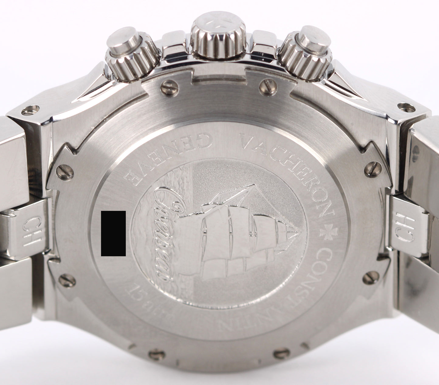 Vacheron Constantin Overseas PAPERS Chronograph Steel Silver 40mm 49140 Watch