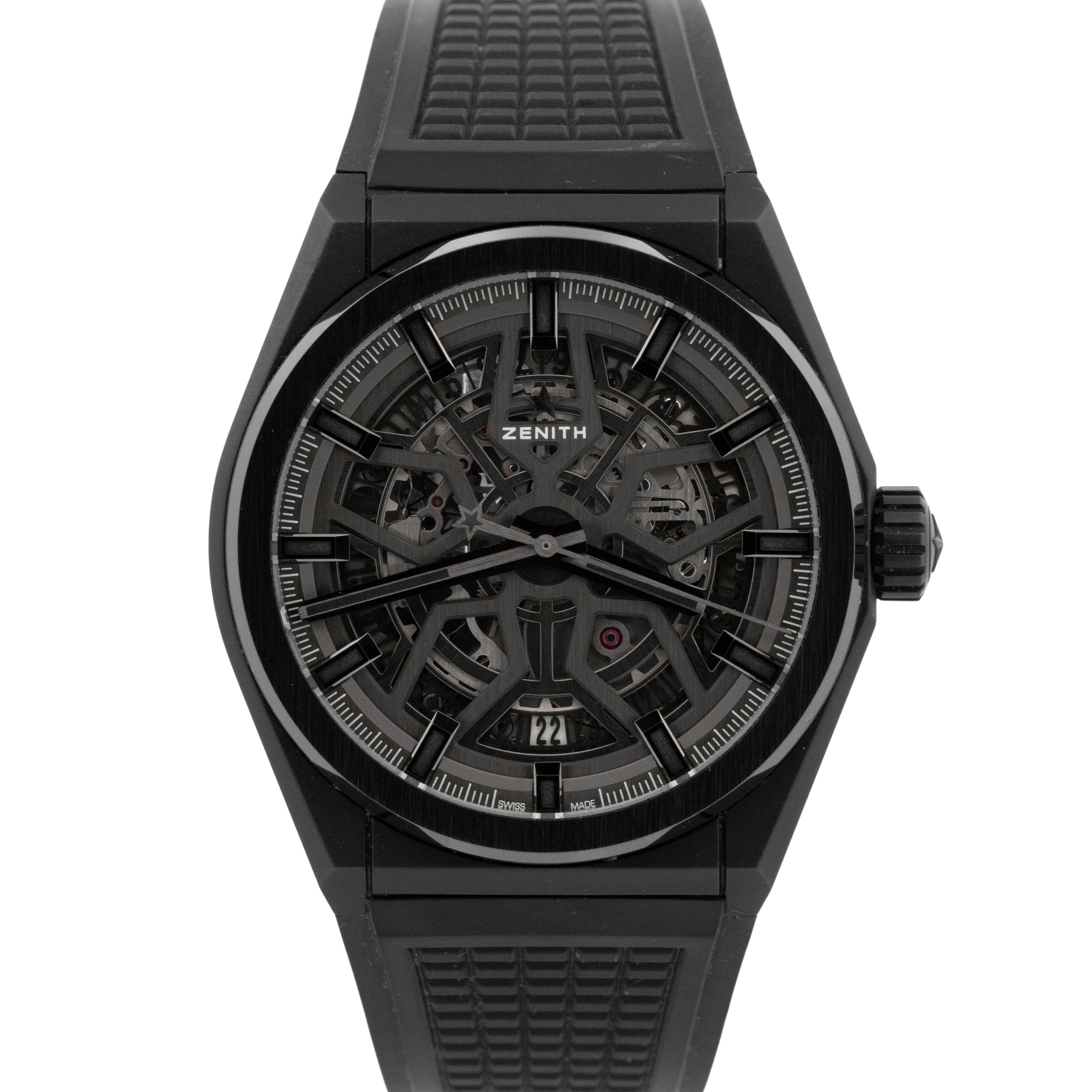 Zenith Defy Classic Black Ceramic 41mm Skeleton 49.9000.670/77