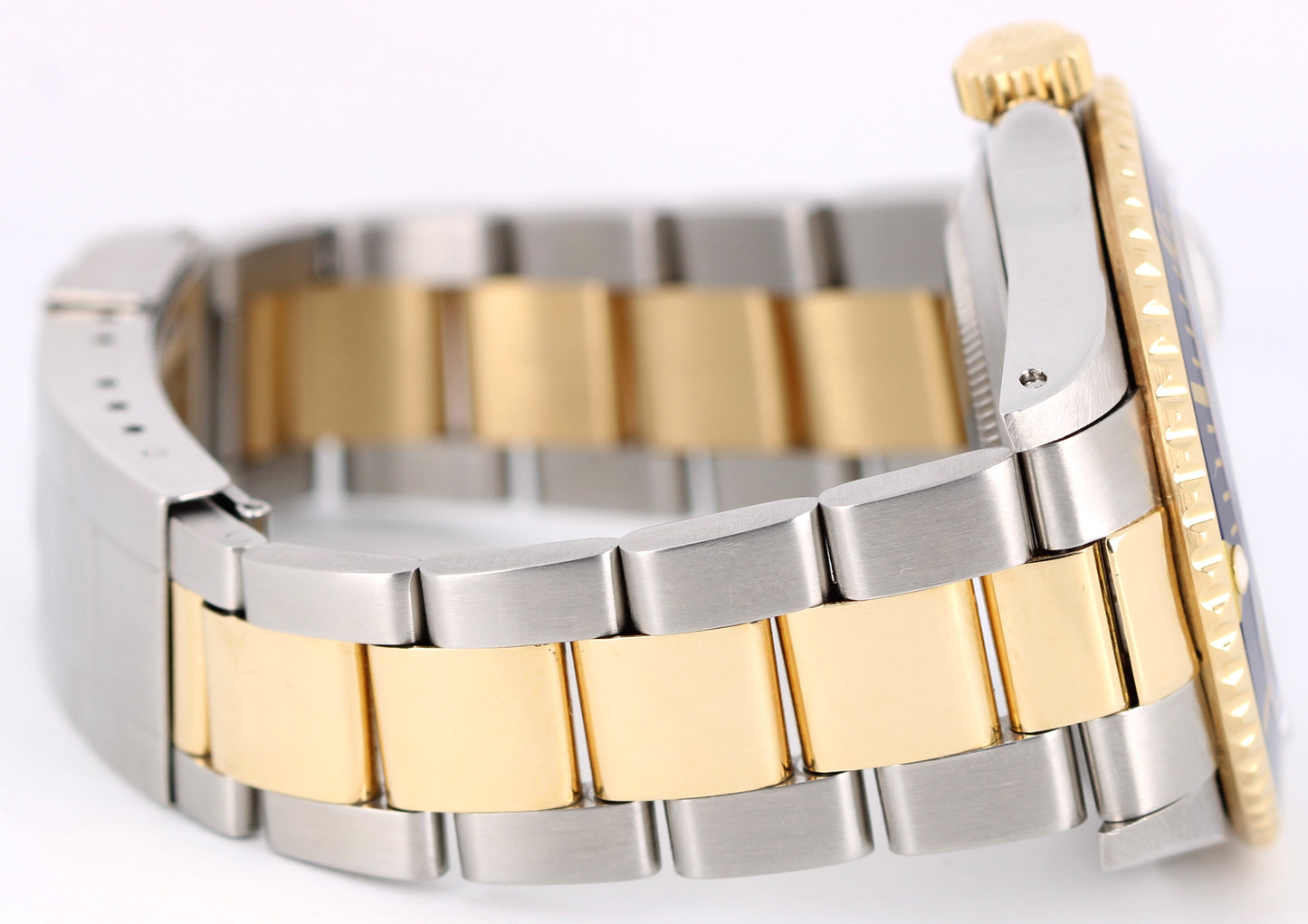 UNPOL. Rolex Submariner Date Two-Tone SERTI DIAMOND CHAMPAGNE 40mm 16613 Watch