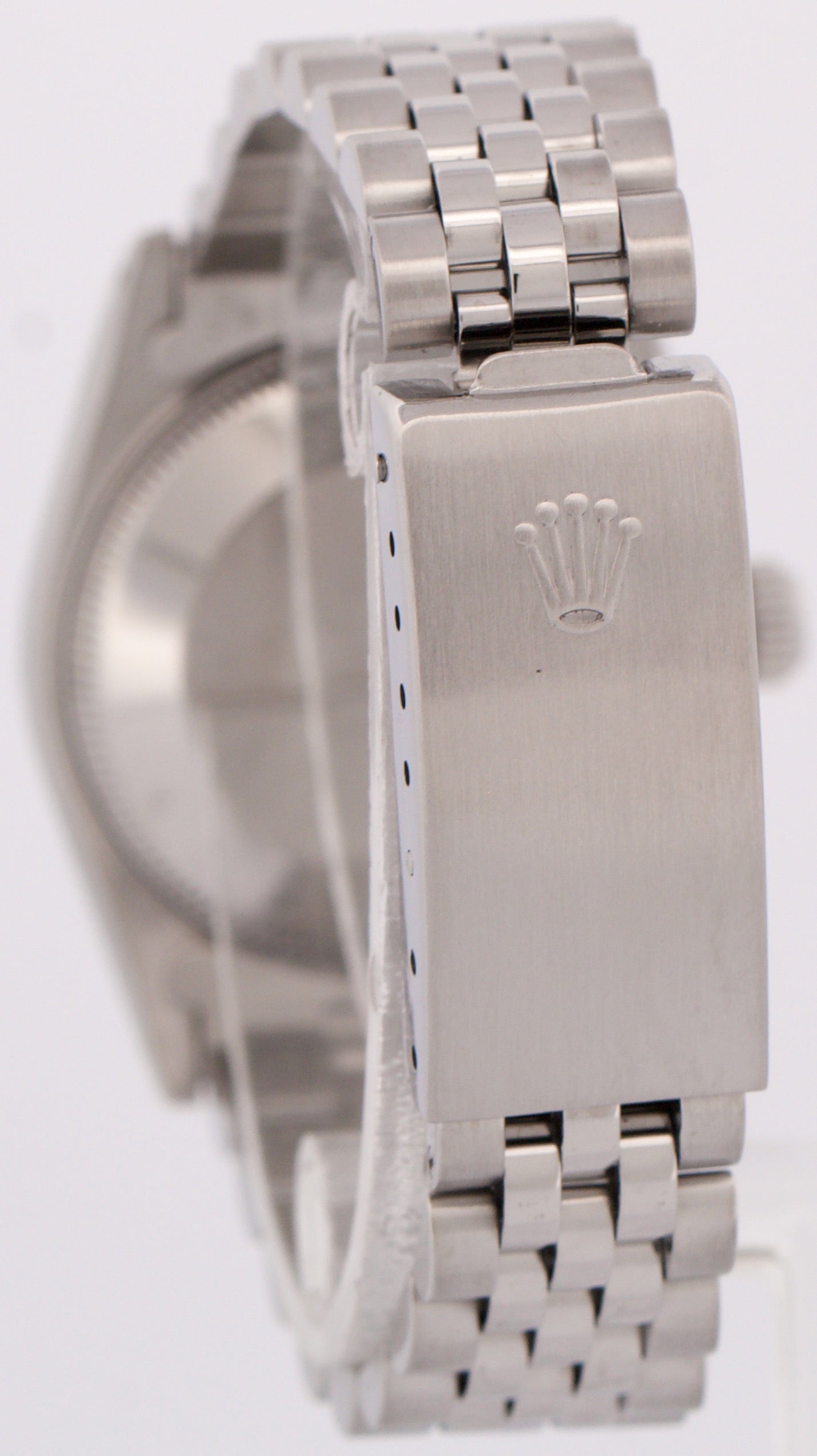 Ladies Rolex DateJust SILVER 31mm Stainless Steel JUBILEE Automatic Watch 68240