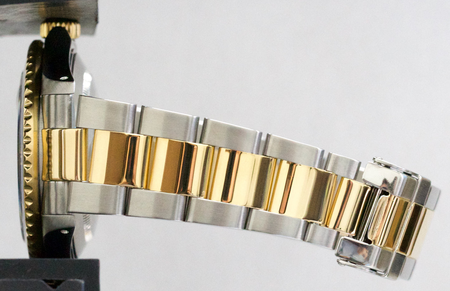 PAPERS Rolex Submariner Date 40mm BLUE 18K Steel GOLD BUCKLE Watch 16613 BOX