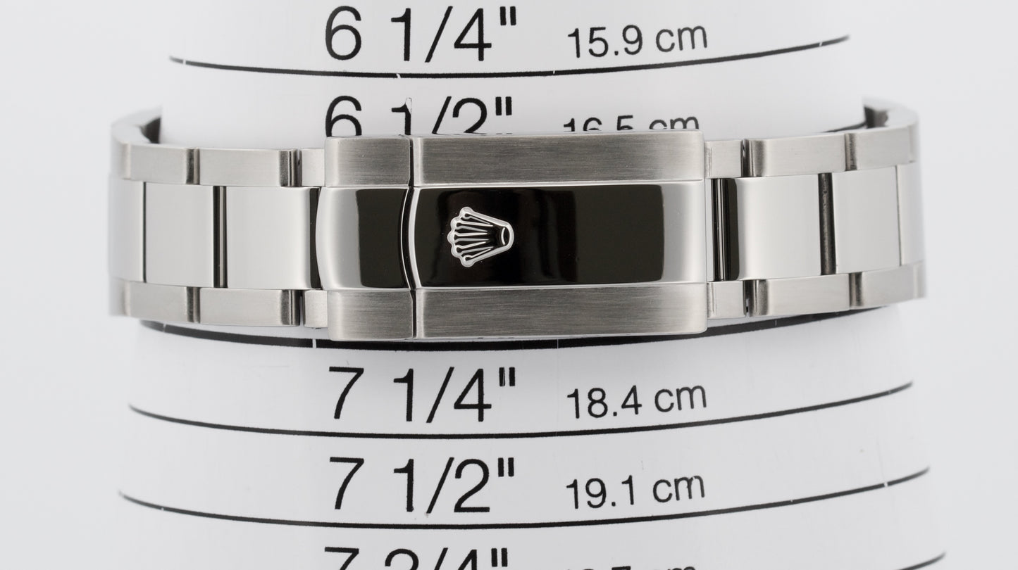 Rolex DateJust 41mm SILVER 18K White Gold Stainless Steel OYSTER Watch 126334