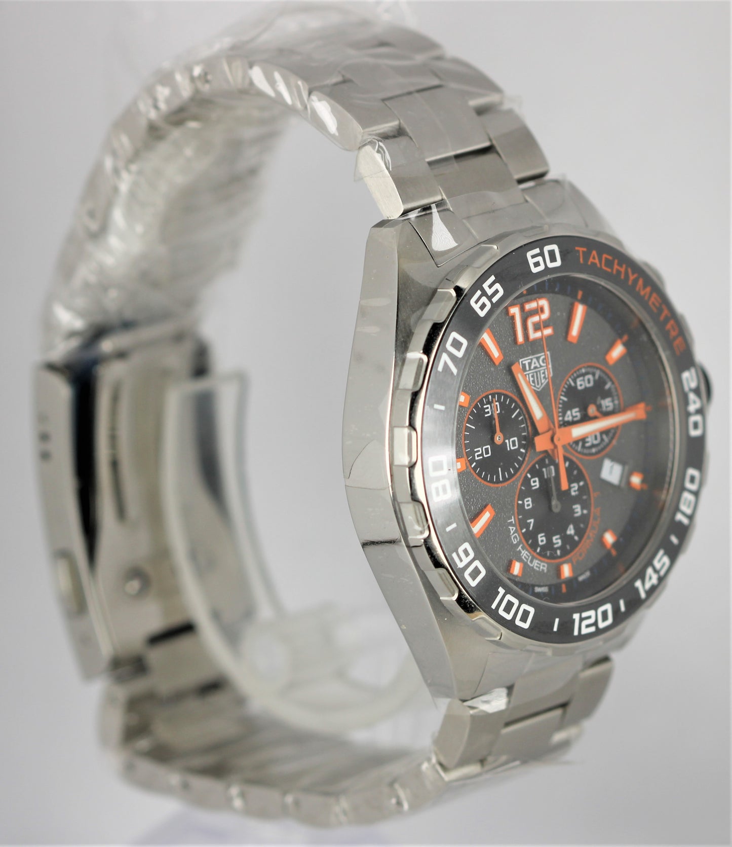 NEW 2023 PAPERS Tag Heuer Formula 1 Steel Grey Dial 43mm CAZ101AH.BA0842 Watch