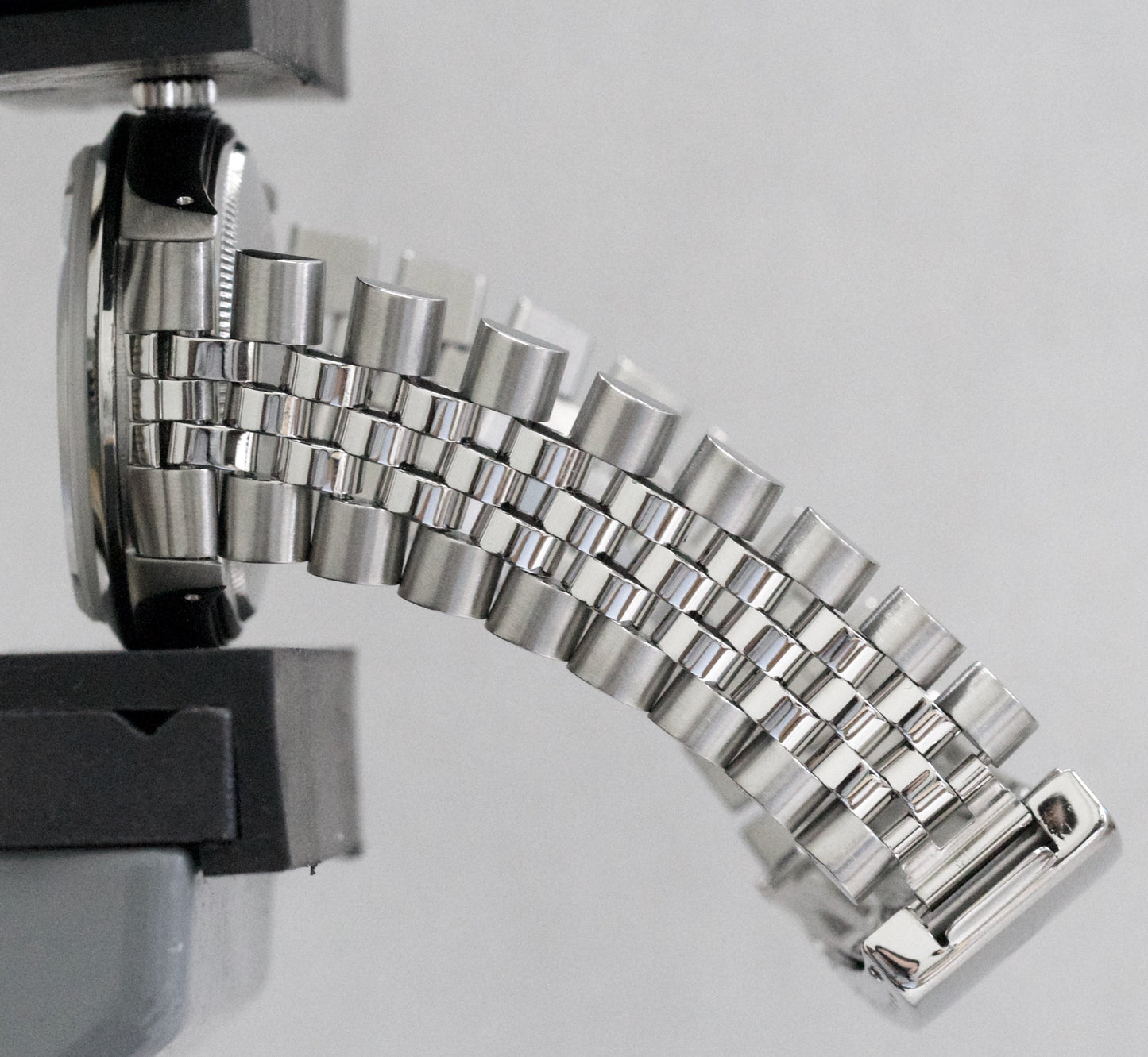 Rolex Air-King Precision MOP DIAMOND Stainless Steel 34mm JUBILEE Watch 14000