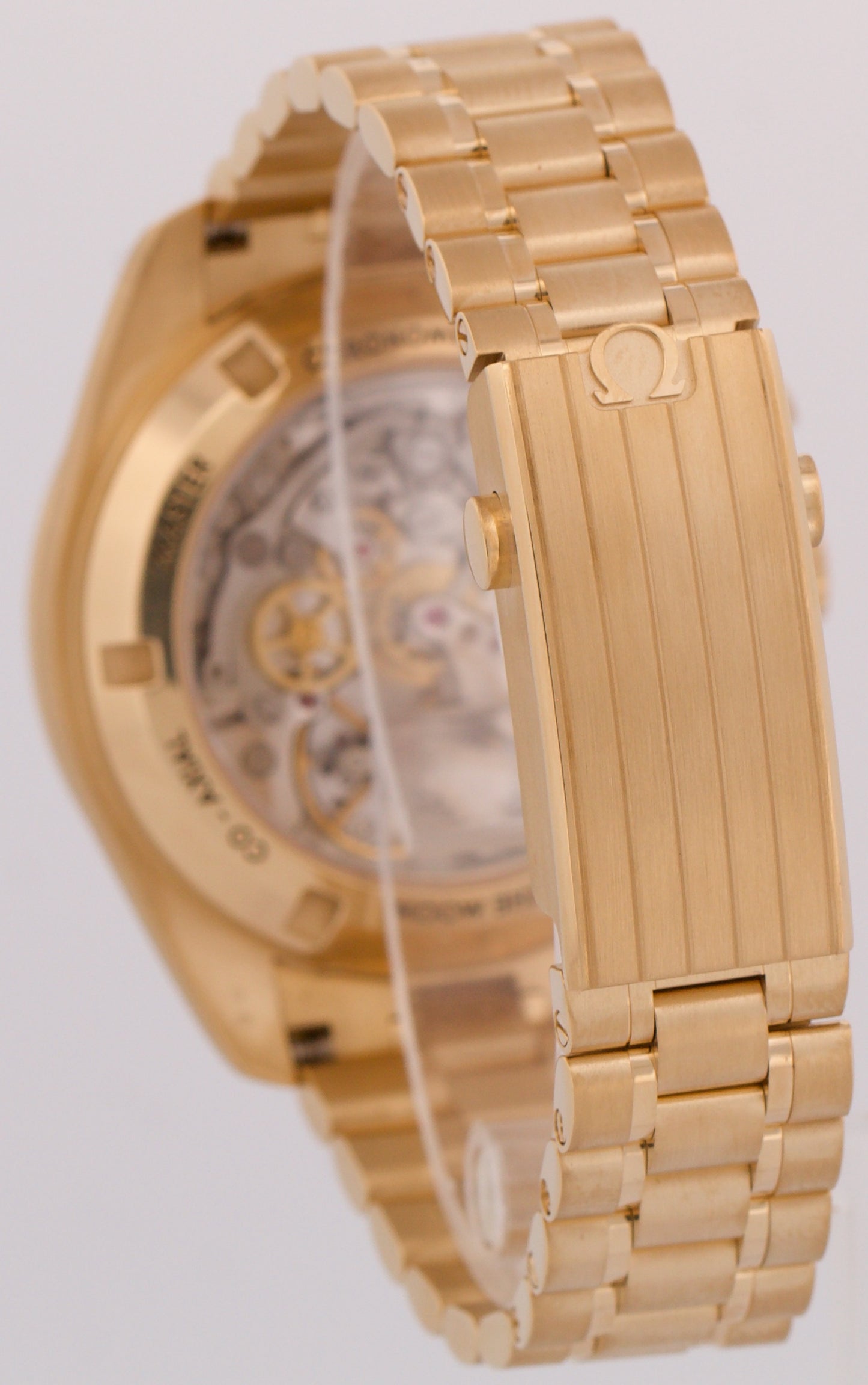 MINT 2023 PAPERS Omega Speedmaster GREEN Moonshine 18K 310.60.42.50.10.001 BOX