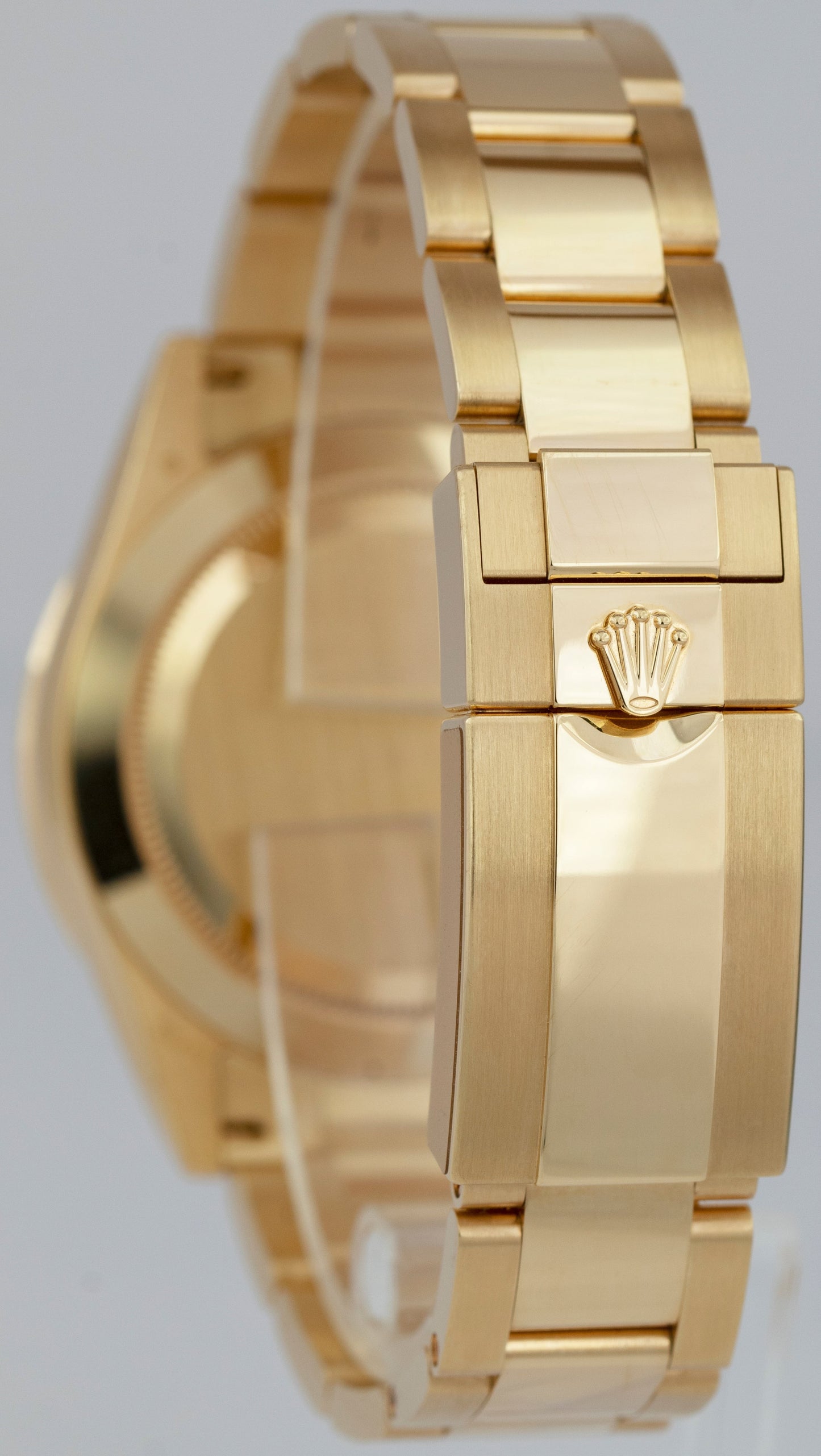 NEW Rolex Daytona CARD GREEN DIAL 40mm Yellow Gold Chronograph Watch 116508 BOX