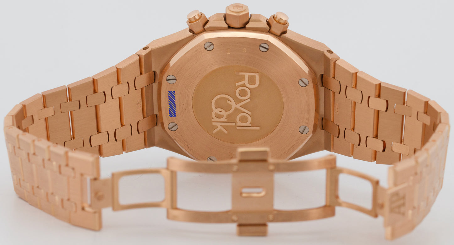 Audemars Piguet Royal Oak Chronograph CHOCOLATE Brown 18K Rose Gold 41mm 26331OR