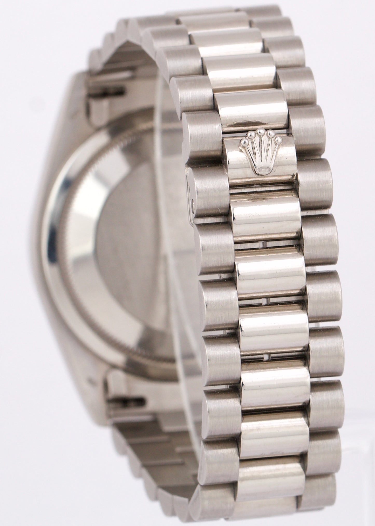2021 RSC Rolex Day-Date President SILVER DIAMOND 36mm 18K White Gold 18239 Watch