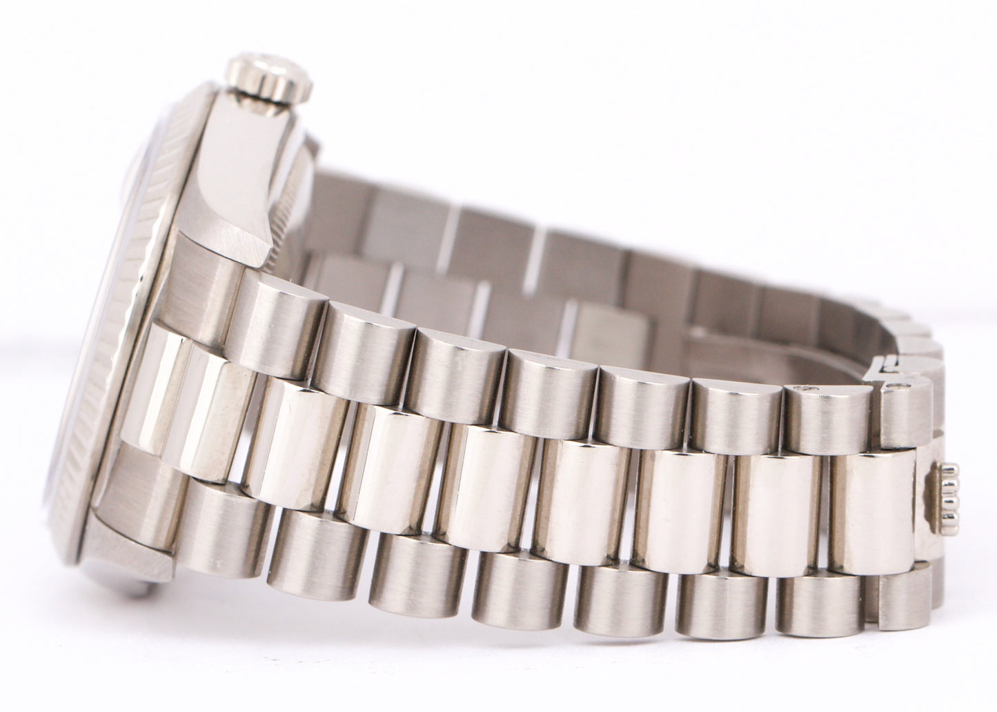 2021 RSC Rolex Day-Date President SILVER DIAMOND 36mm 18K White Gold 18239 Watch
